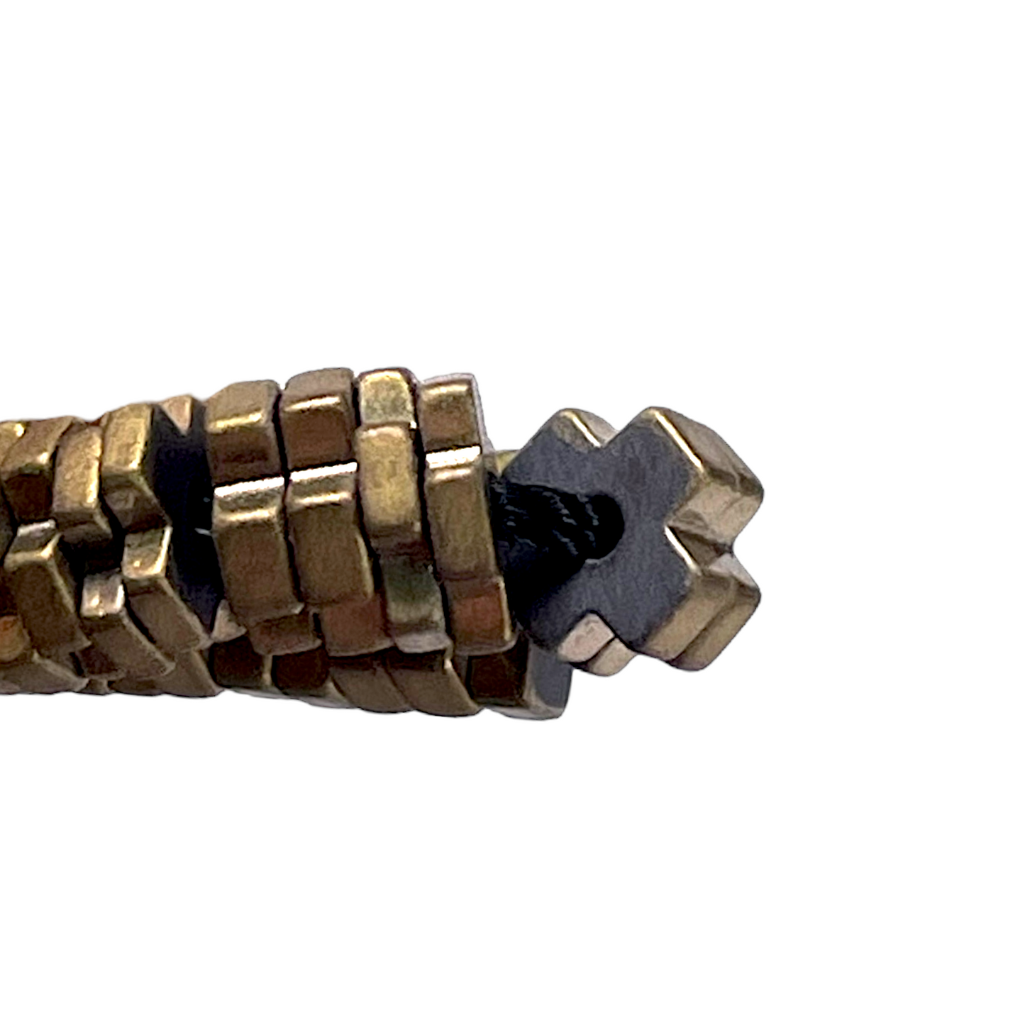 Fil de perle Hématite electroplaquée matte MD-11 - Foliesbijoux