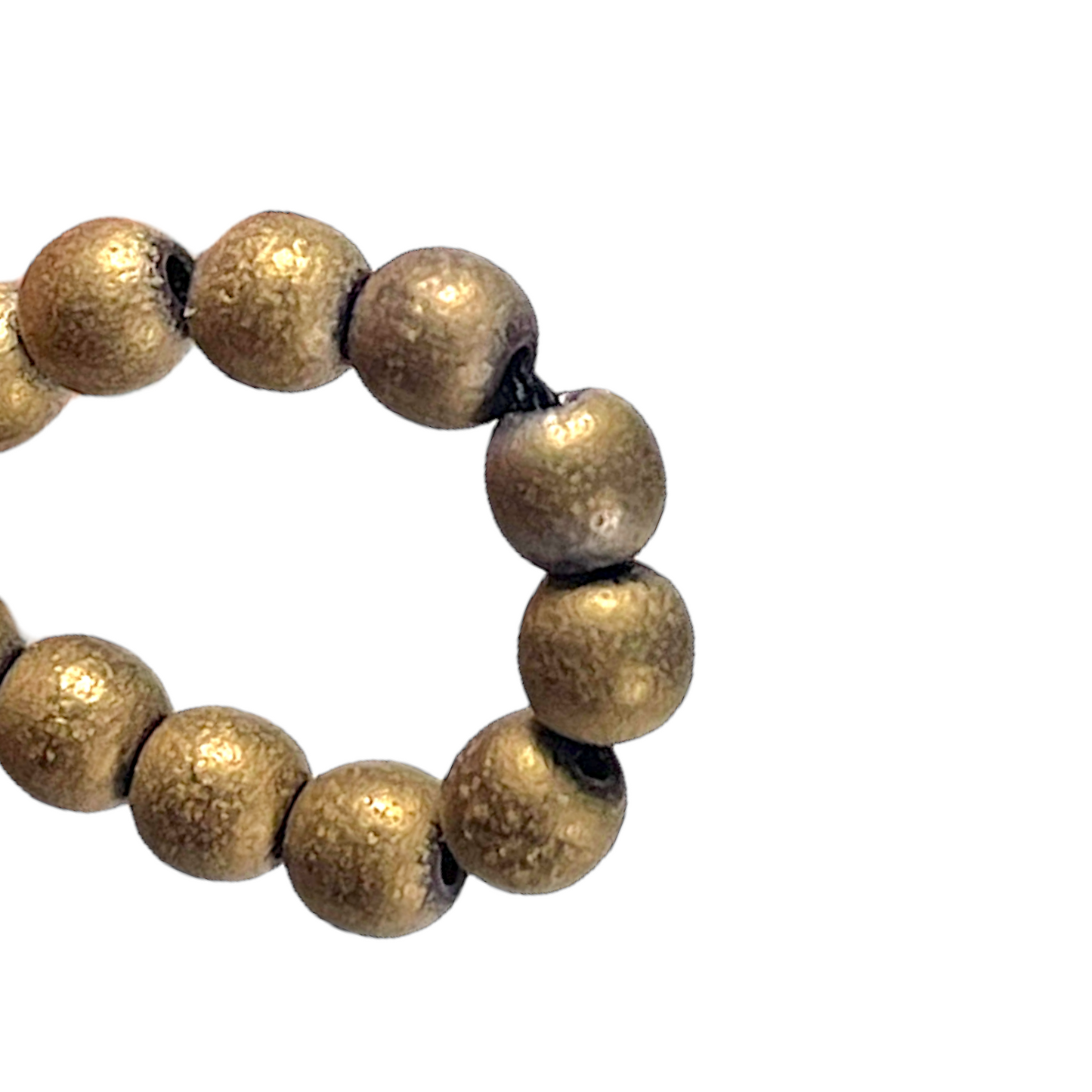 Fil de perle Hématite electroplaquée matte MD-9 - Foliesbijoux