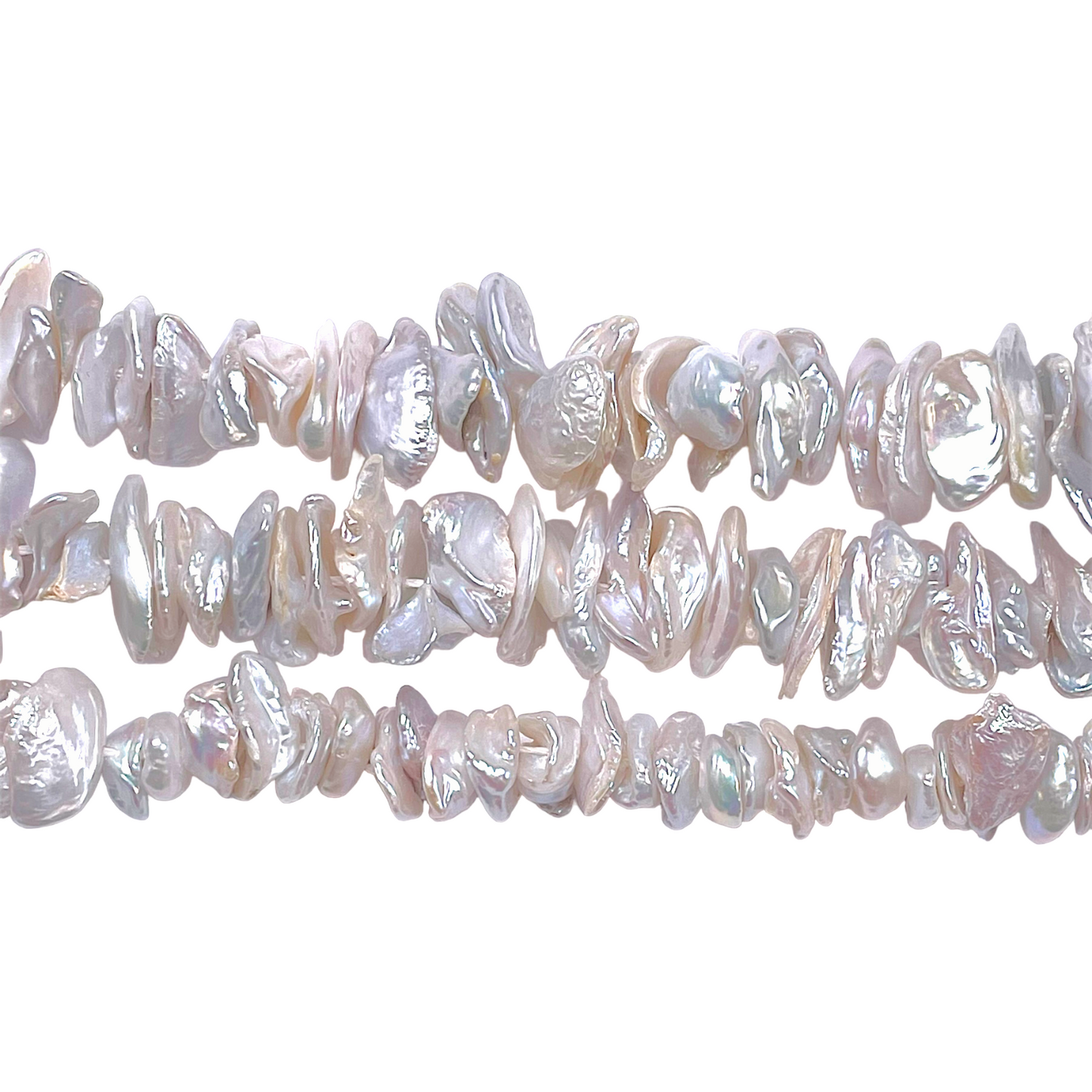 Fil de chips en nacre 10 mm - Foliesbijoux