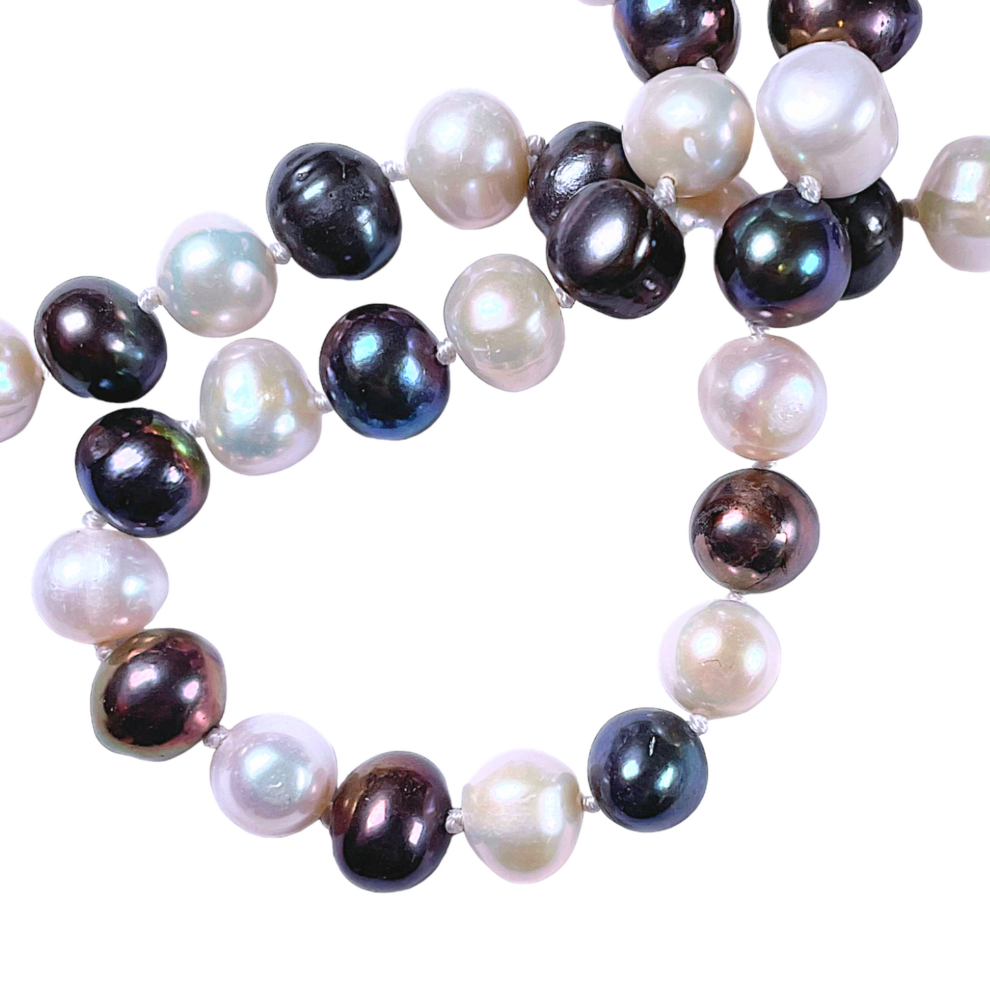 Collier en perles d’eau douce mix 4 - Foliesbijoux