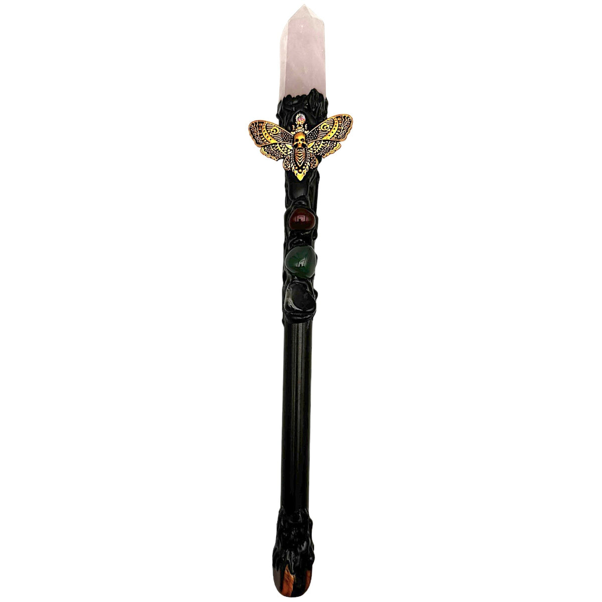 Baguette magique artisanale pour rituel & méditation aléatoire - Foliesbijoux