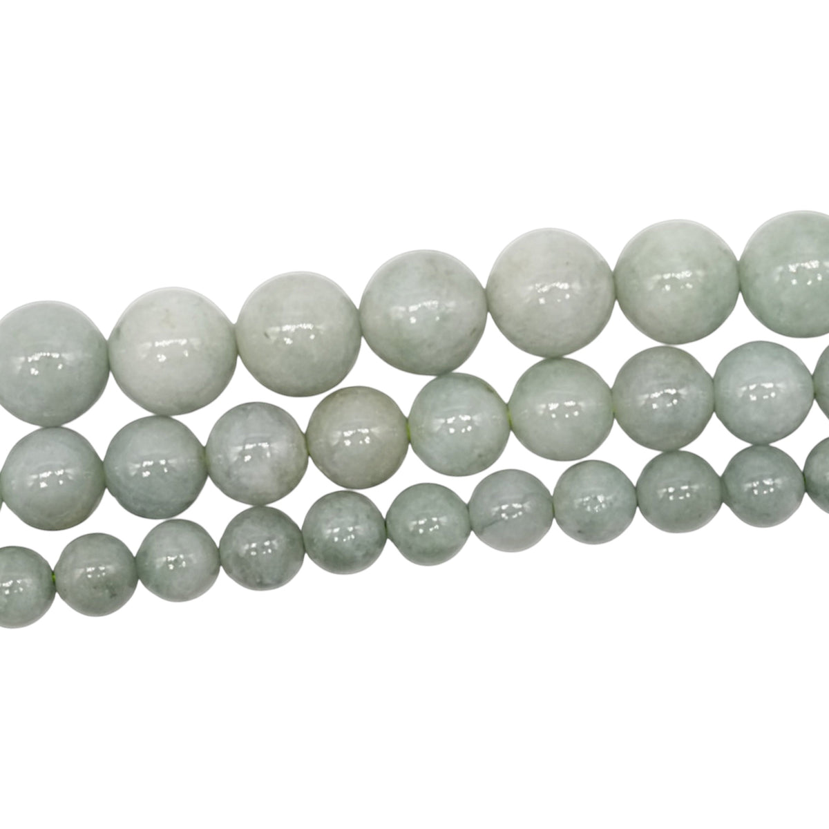 Fil de perle Jade de Birmanie foncée A