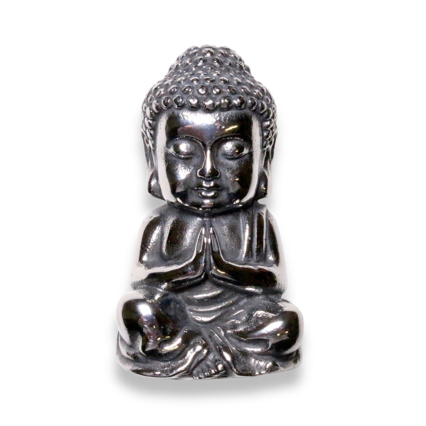Bouddha en acier inoxydable - Foliesbijoux