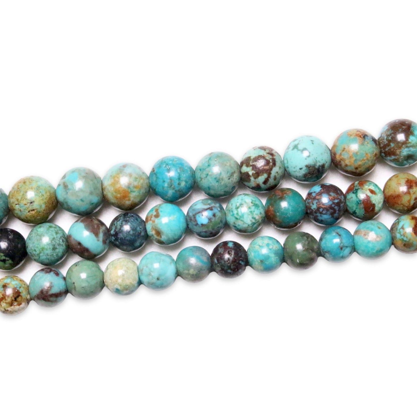Fil de perle turquoise A+ - Foliesbijoux