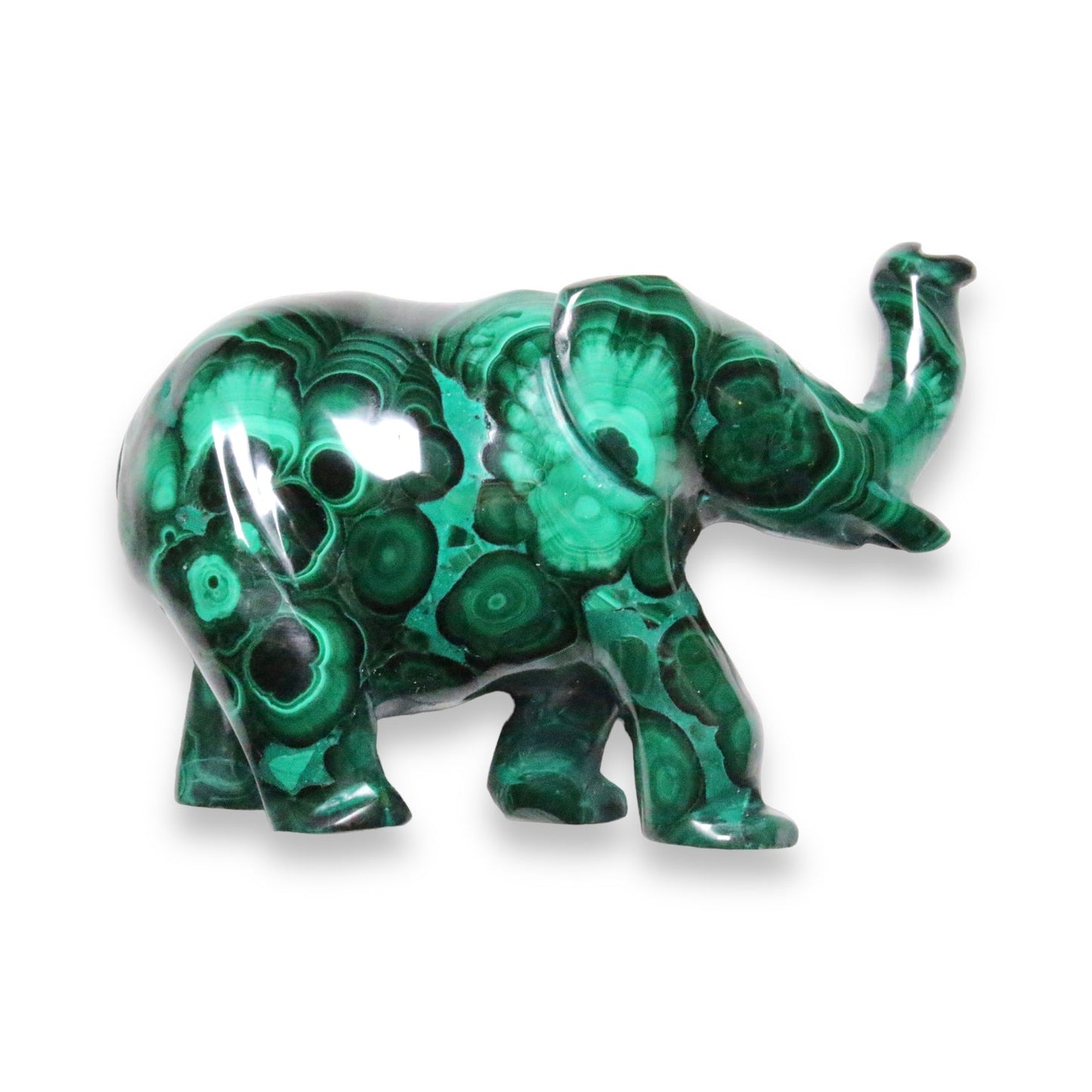Elephant en malachite du Congo au kilo - Foliesbijoux