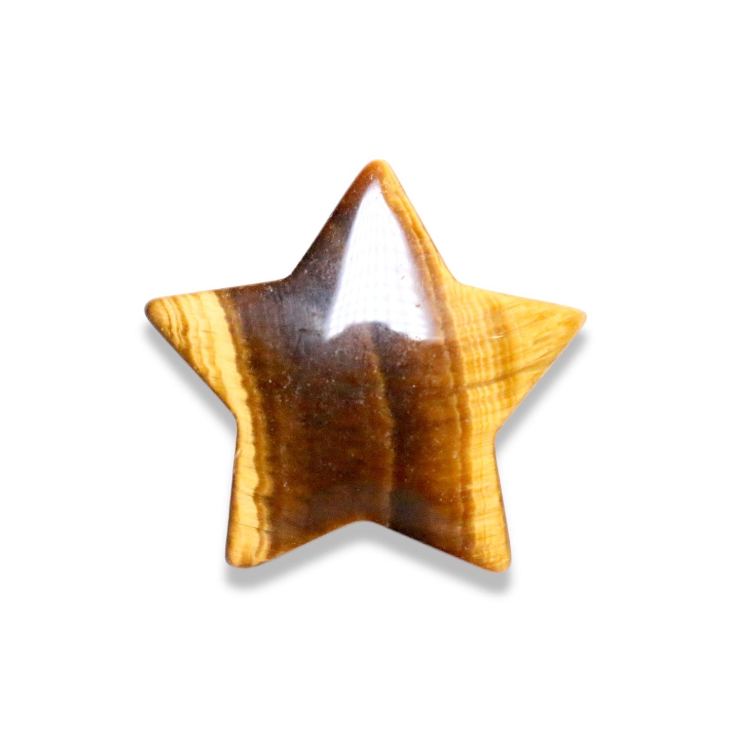 Etoile Oeil de tigre à l'unité - Foliesbijoux