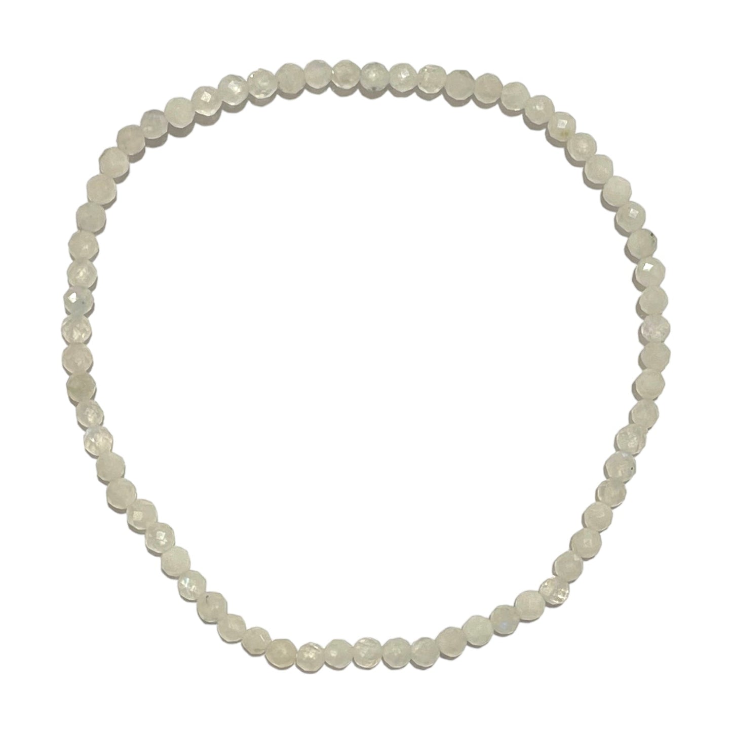 Bracelet Facetté 3mm Cristal de roche A - Foliesbijoux