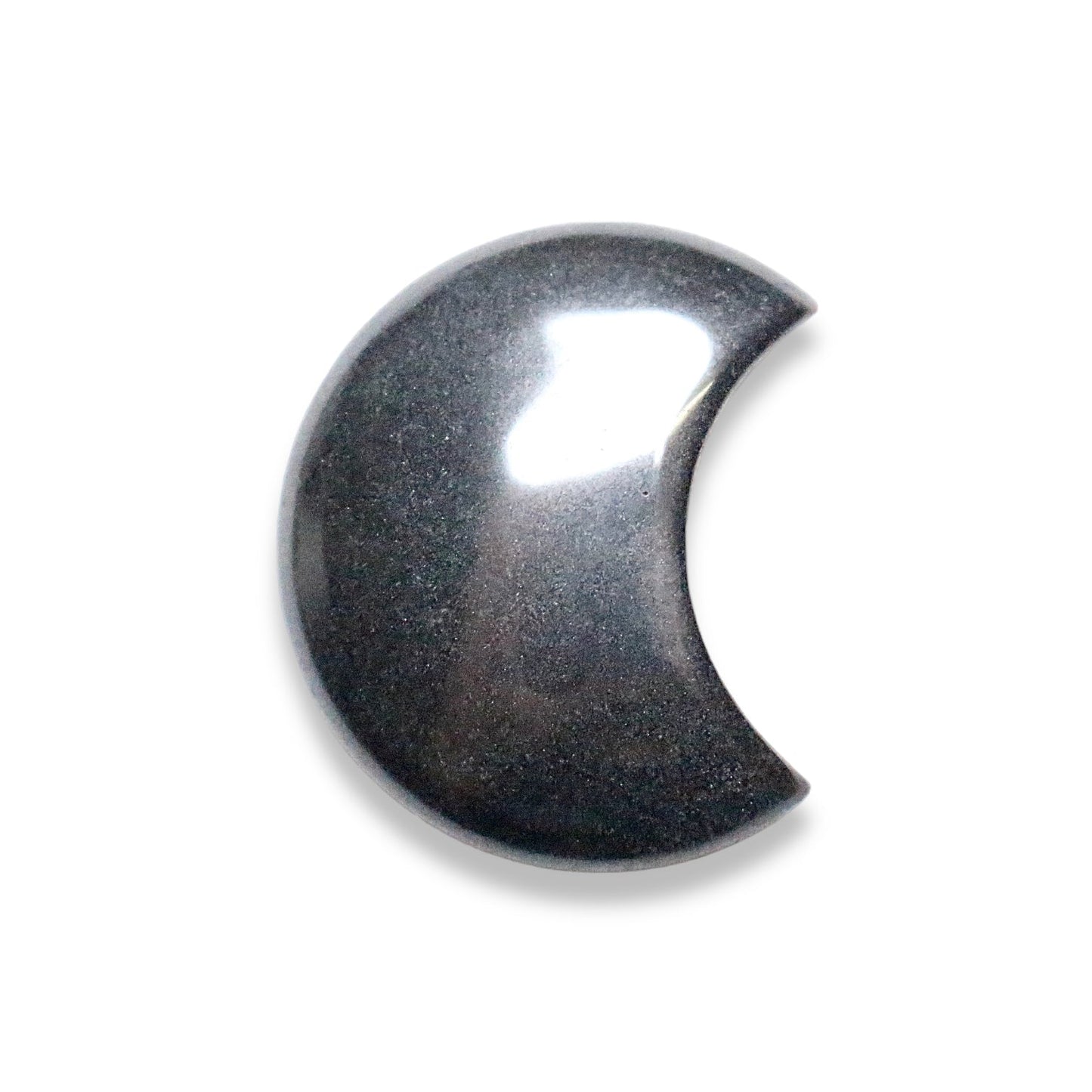 Lune Hématite à l'unité - Foliesbijoux
