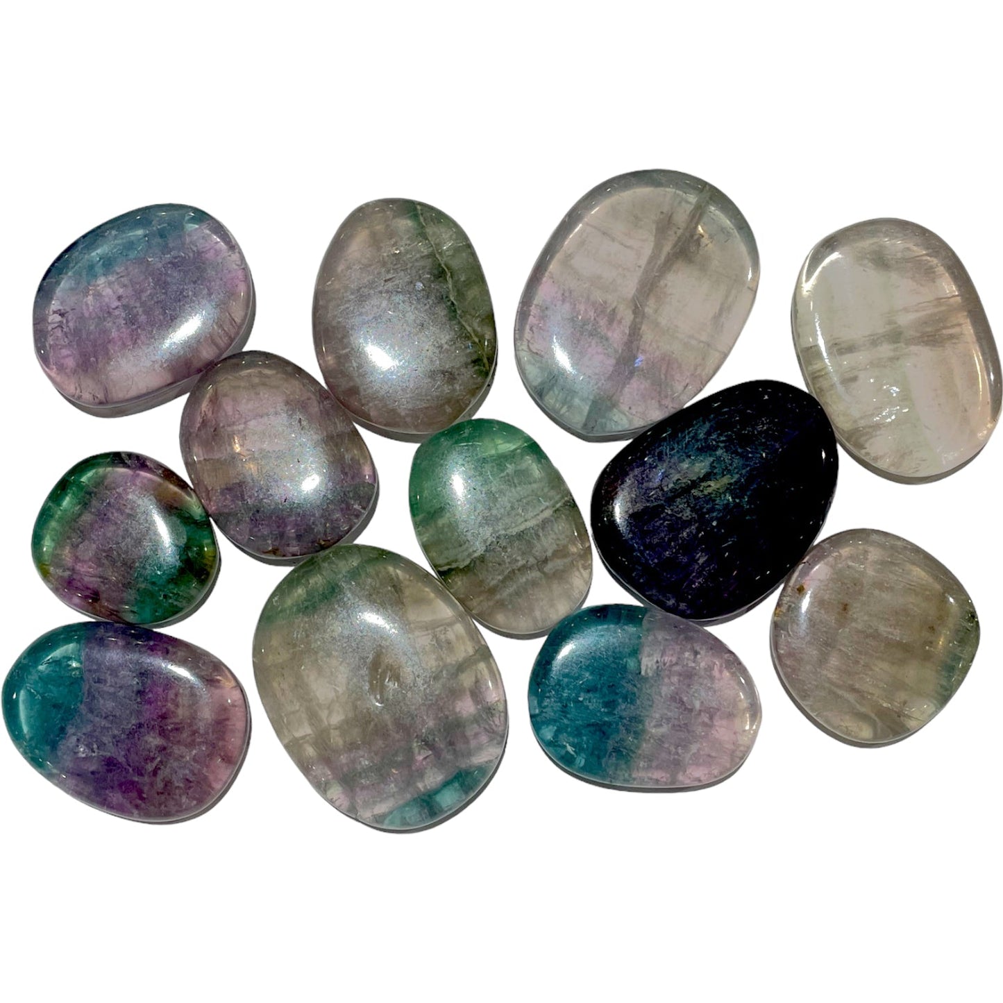 Galet Fluorine 40mm (Lot de 200g) - Foliesbijoux