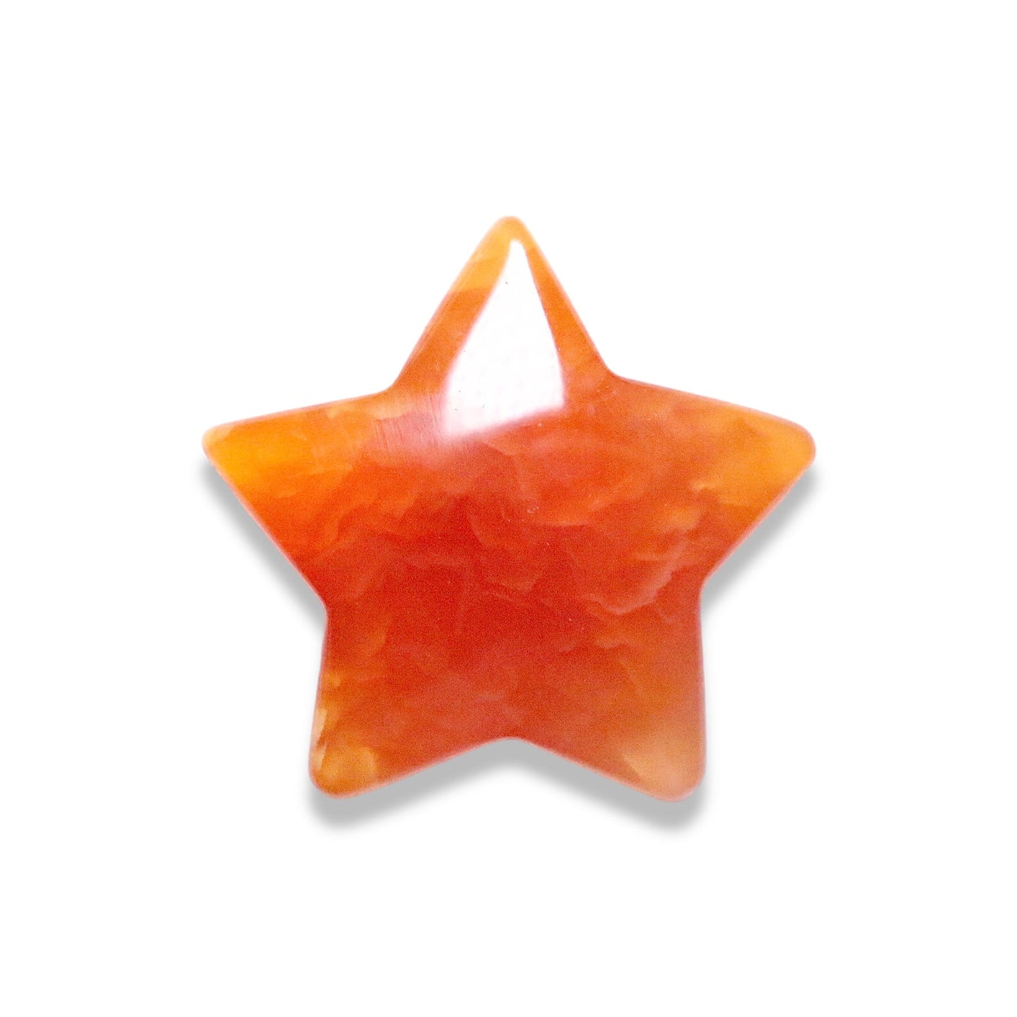 Etoile Cornaline à l'unité - Foliesbijoux