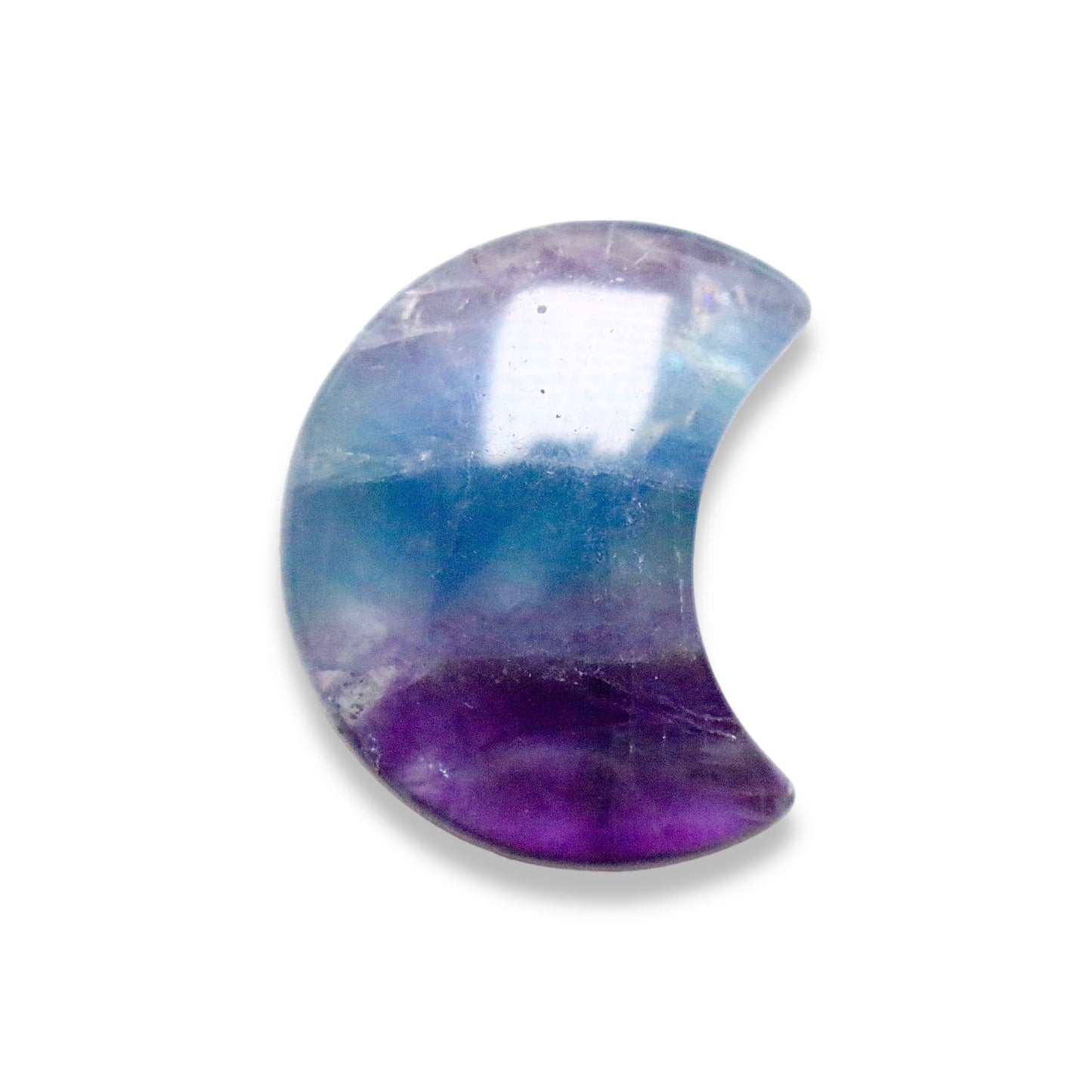 Lune Fluorine multicolore à l'unité - Foliesbijoux