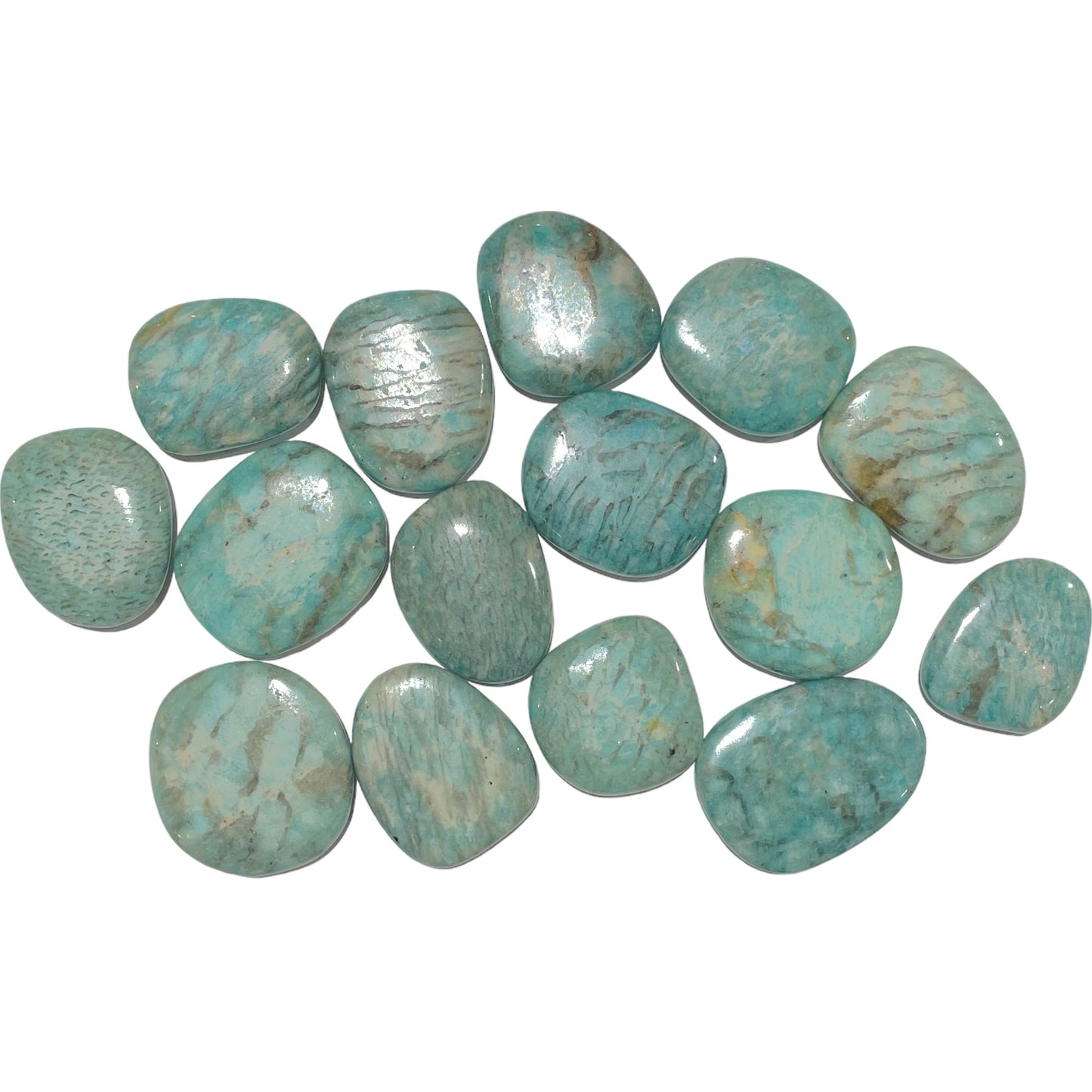 Galet Amazonite 40mm (Lot de 200g) - Foliesbijoux