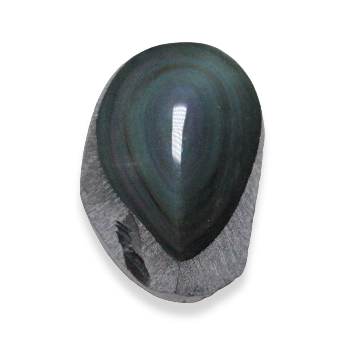Obsidienne oeil celeste semi brut - Foliesbijoux
