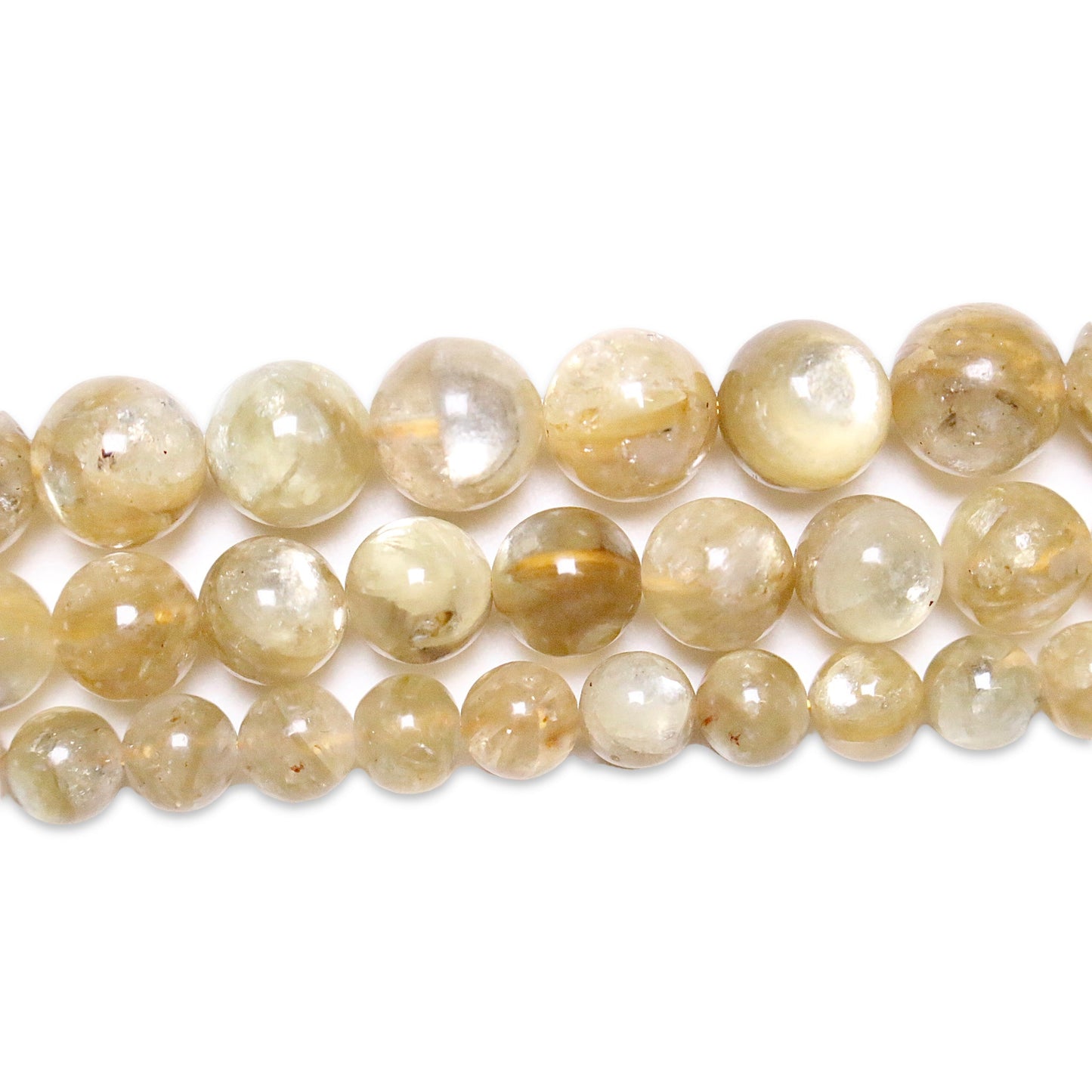 Fil de perle Lépidolite doré AA+ - Foliesbijoux