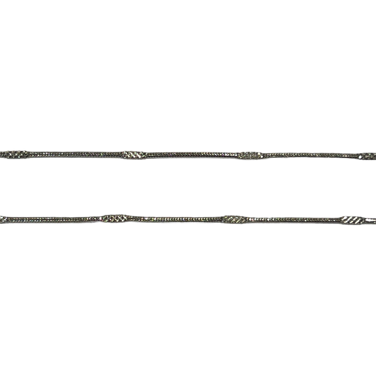 Lot de 10 chaînes en acier inoxydable modèle 2 F - Foliesbijoux
