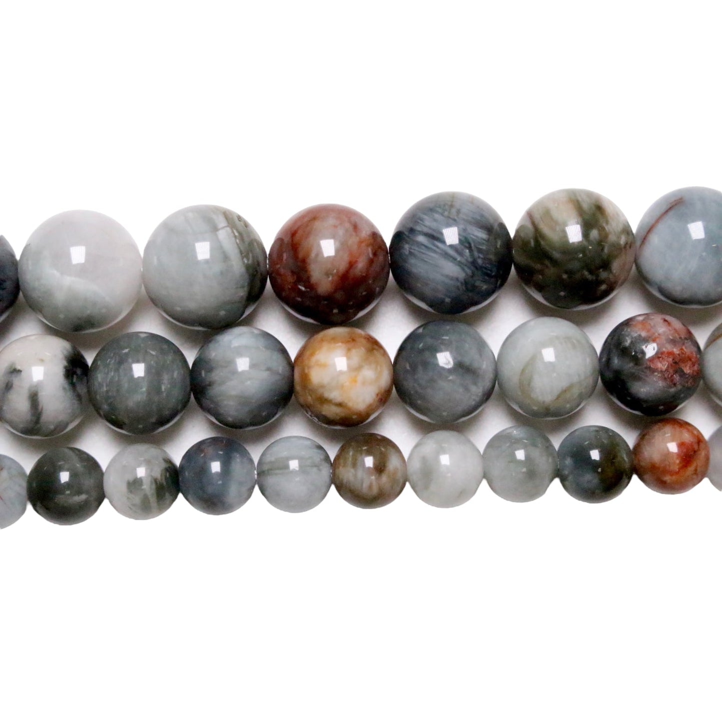 Fil de perle Quartz oeil de chat A - Foliesbijoux