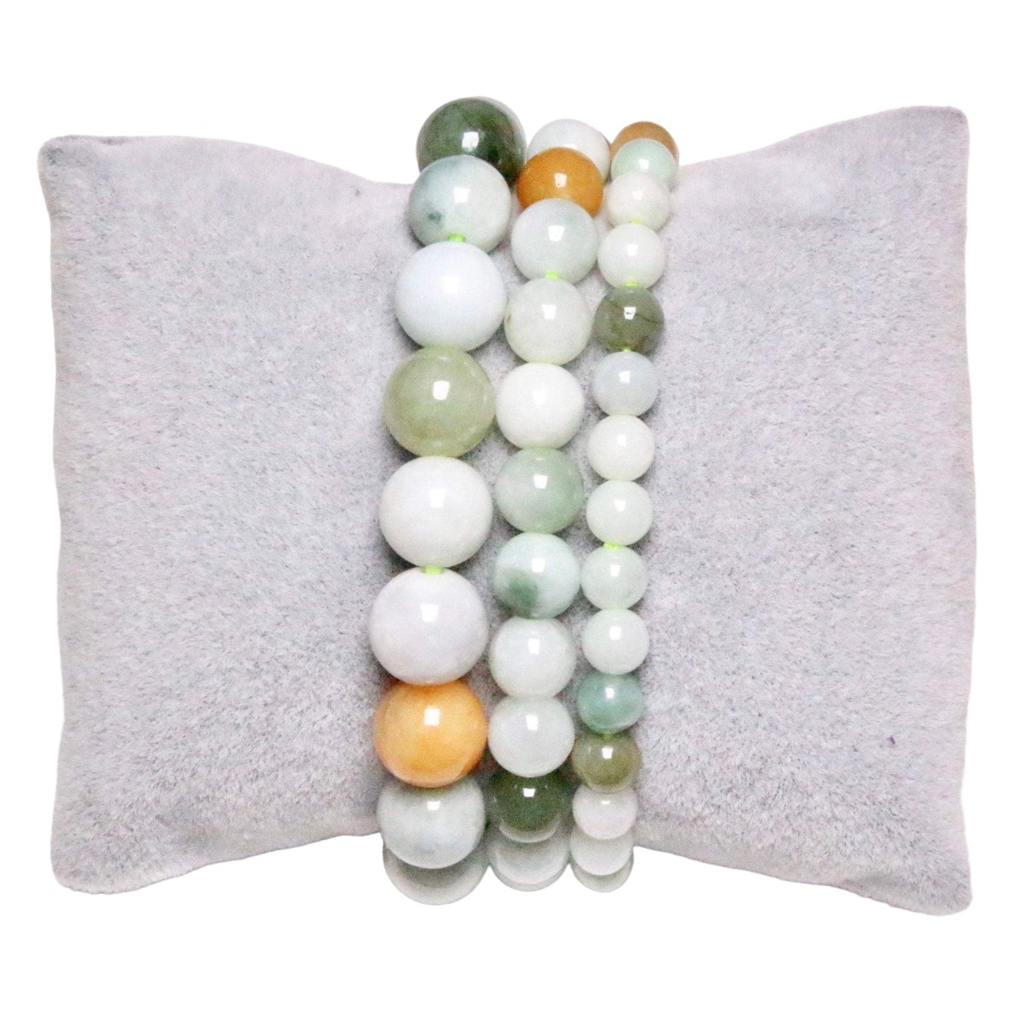 Bracelet Jade de Birmanie multicolore AA - Foliesbijoux