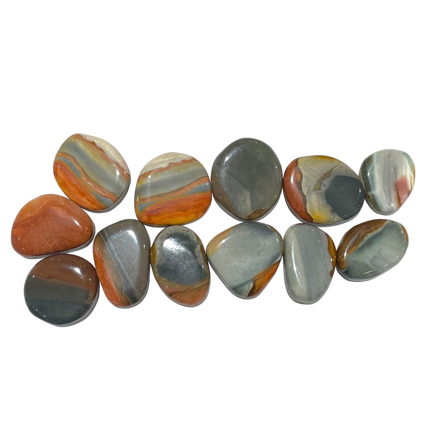 Galet Jaspe Polychrome 40mm (Lot de 250g) - Foliesbijoux