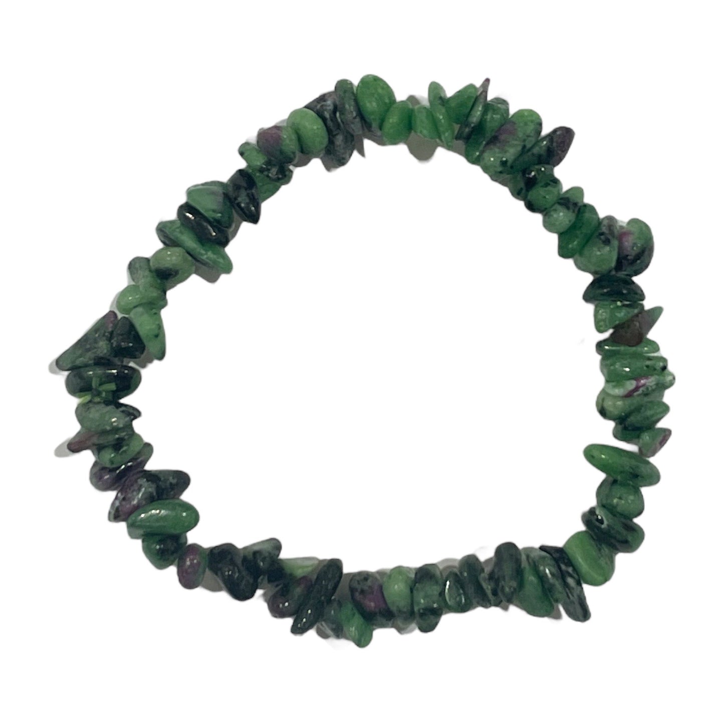 Bracelet baroque Rubis sur zoisite A - Foliesbijoux