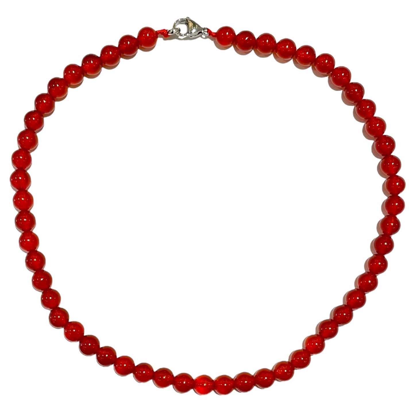 Collier boule Cornaline - Foliesbijoux