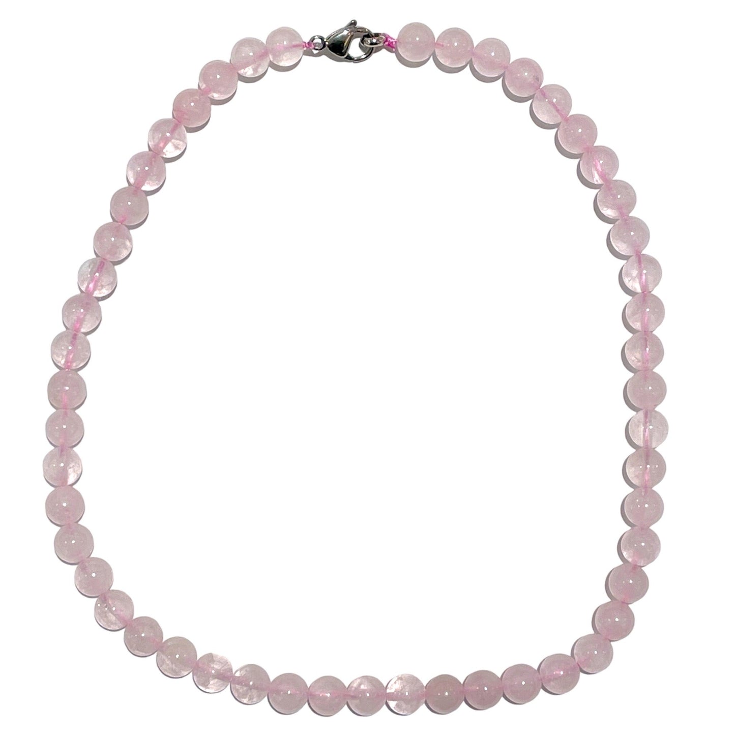 Collier boule Quartz rose - Foliesbijoux
