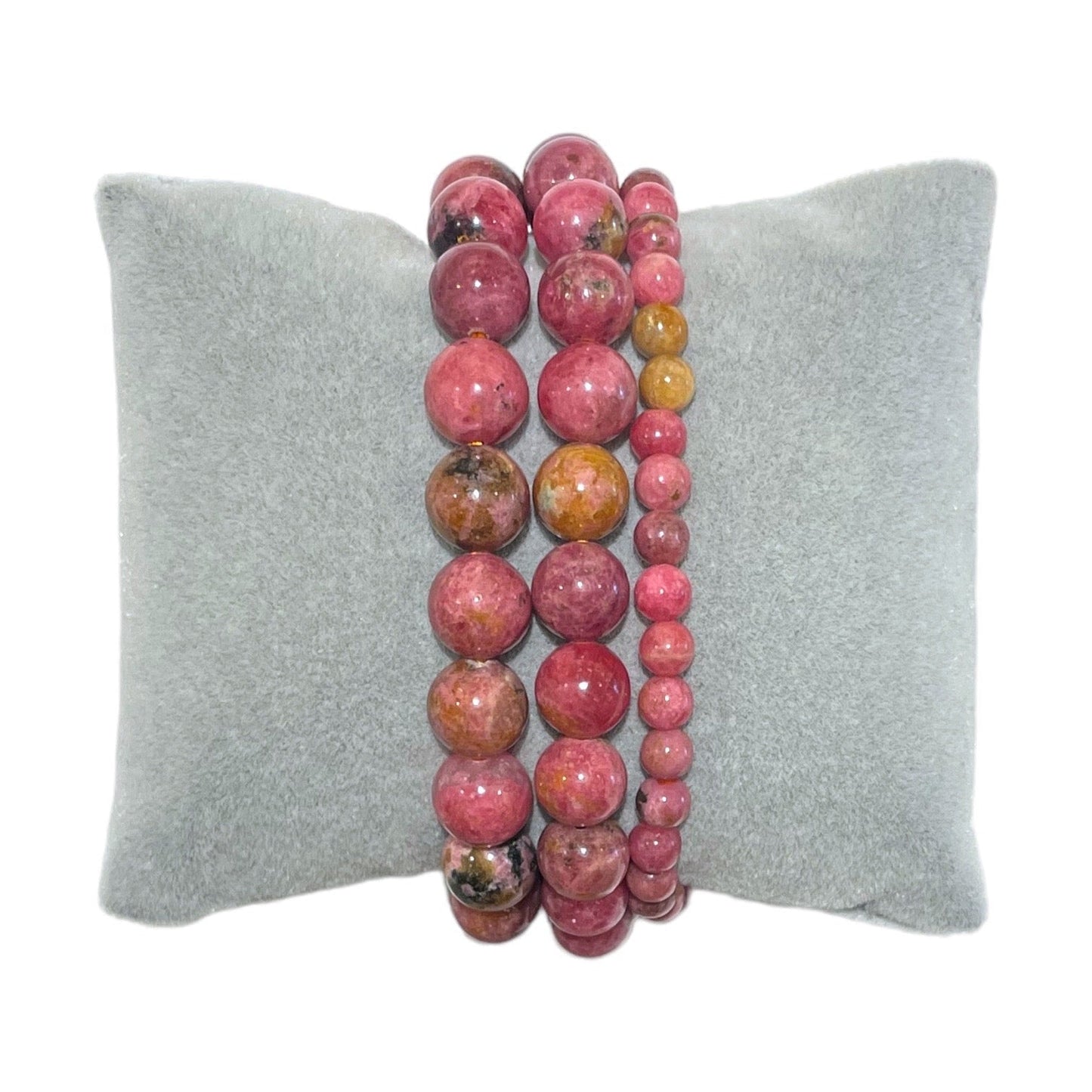 Bracelet Rhodocrosite du brésil AA - Foliesbijoux