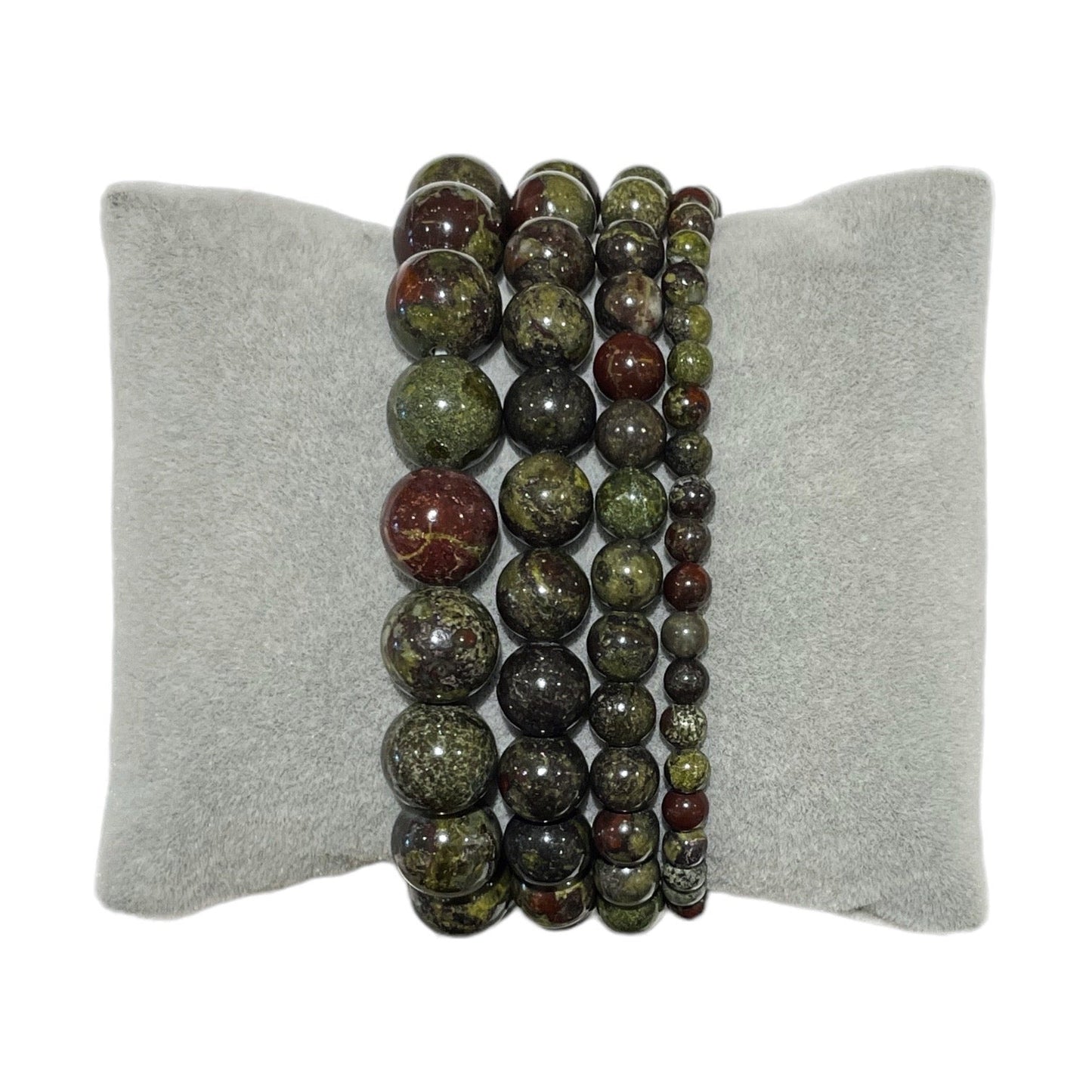 Bracelet Jaspe Sang Du Dragon A - Foliesbijoux