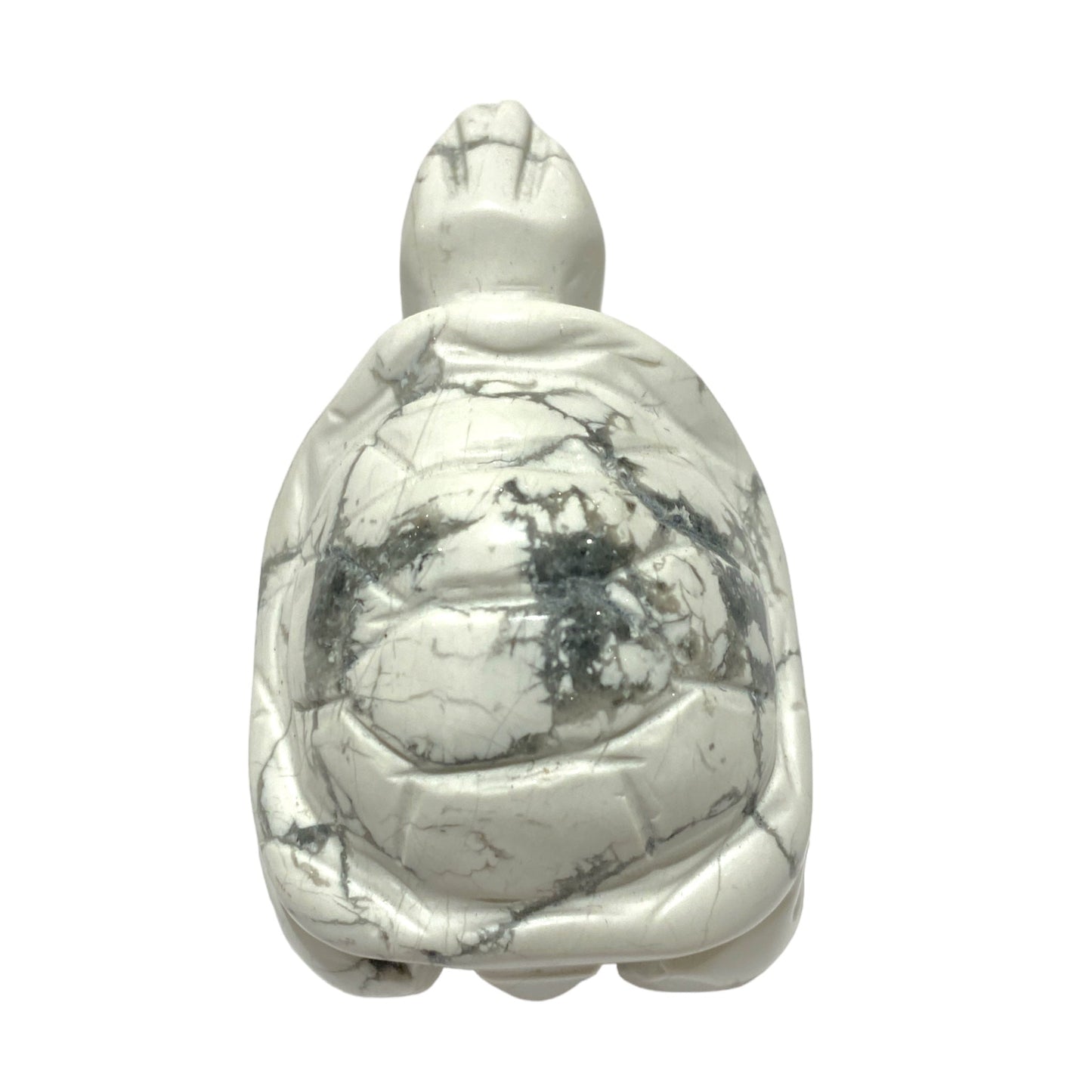 Figurine Tortue en Howlite taille moyenne - Foliesbijoux