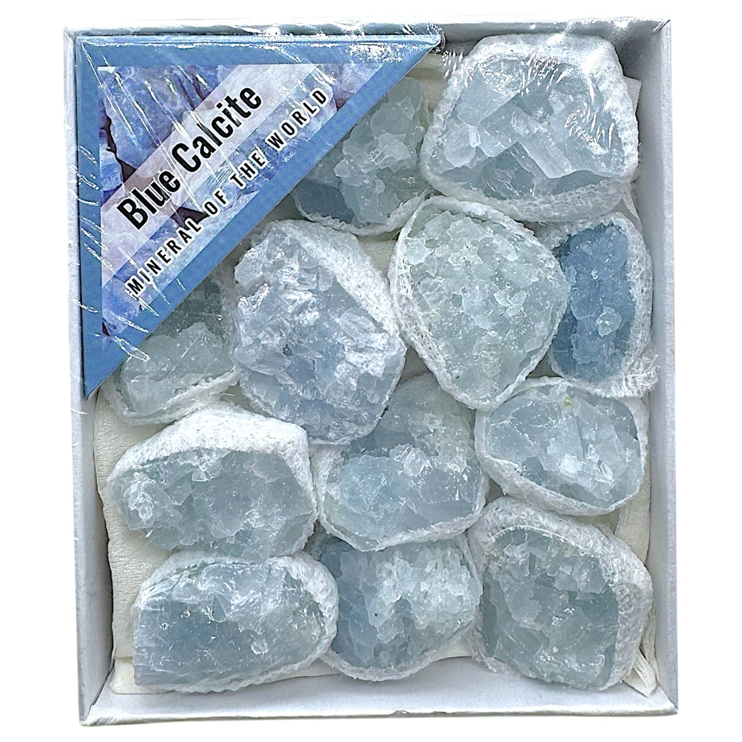 Boîte de Calcite bleue (n°21) 8,5x10x3,5 cm - Foliesbijoux