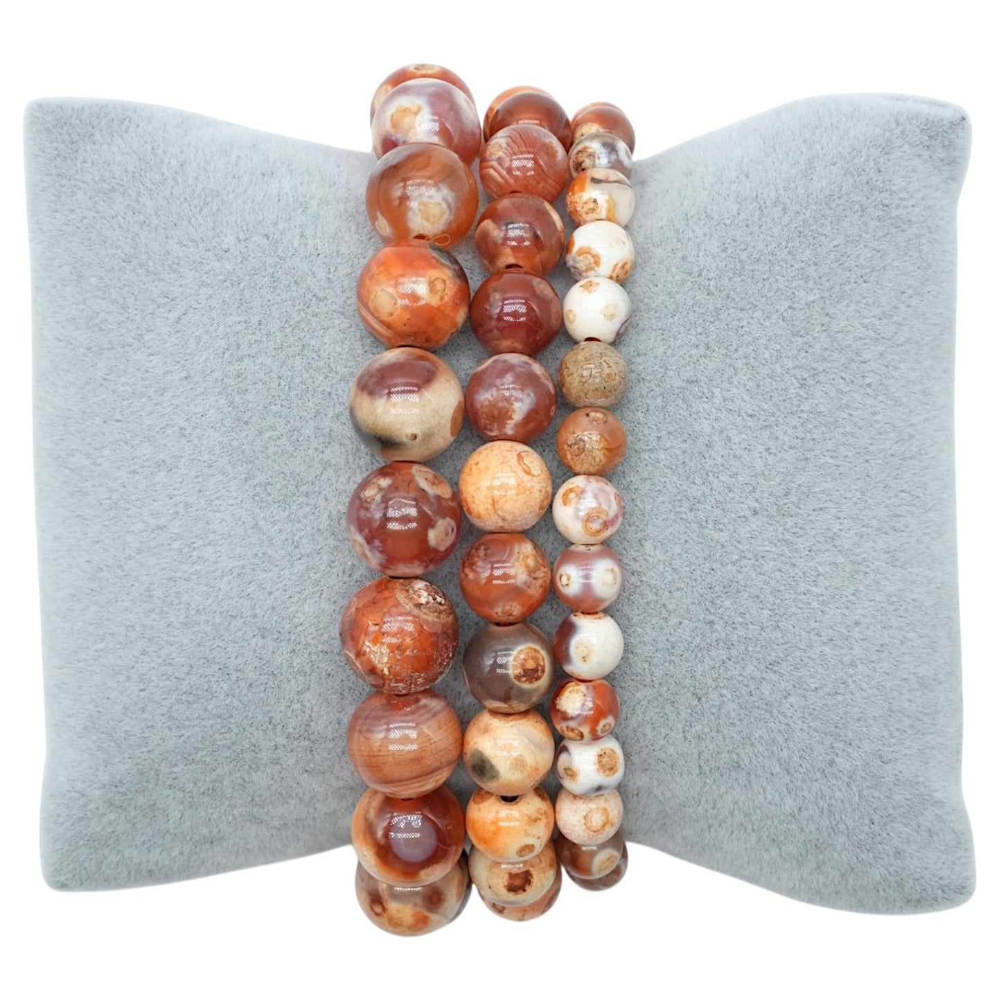 Bracelet Agate rouge A