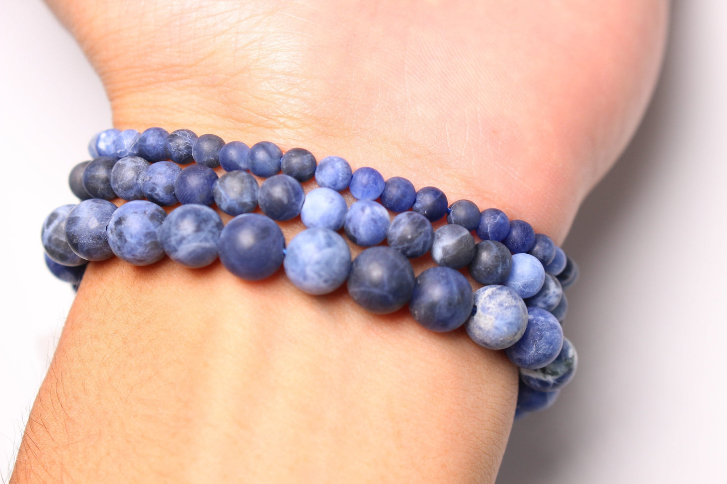 Bracelet Sodalite A mat - Foliesbijoux