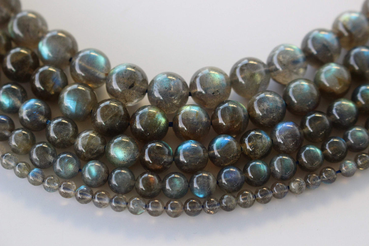 Fil de perle Labradorite AAA - Foliesbijoux