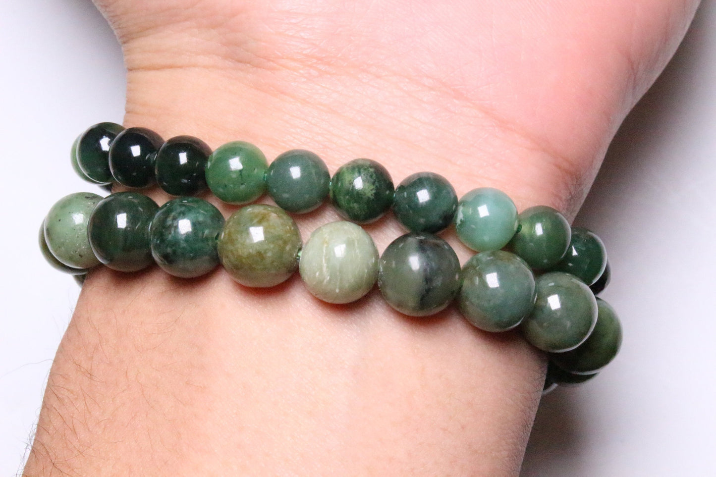 Bracelet Jade Nephrite AA - Foliesbijoux