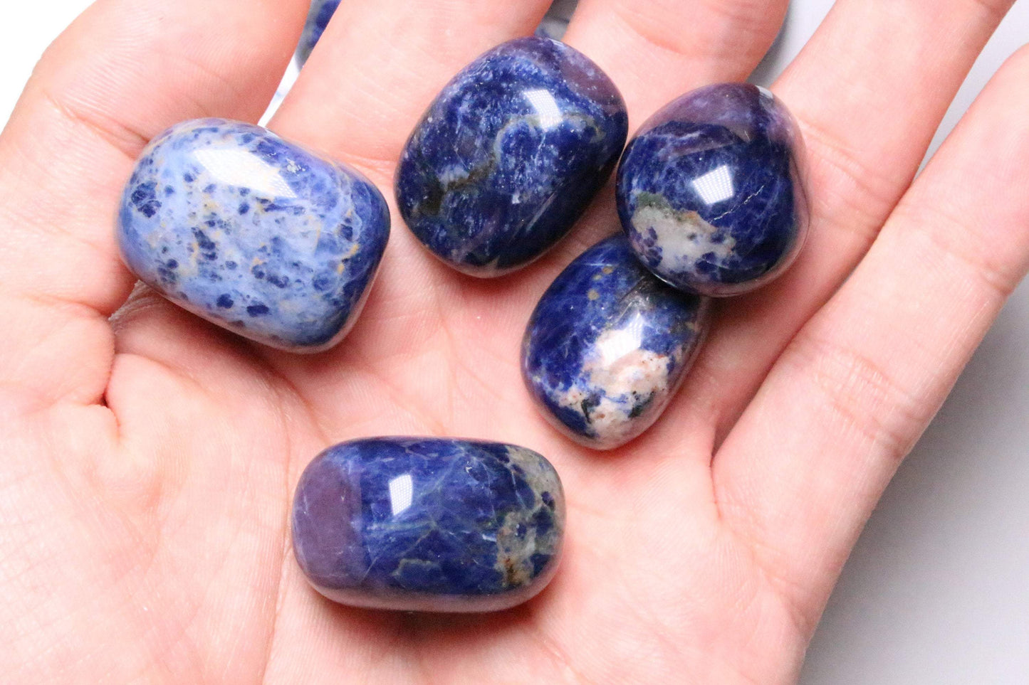 Pierre roulée en Sodalite - Foliesbijoux