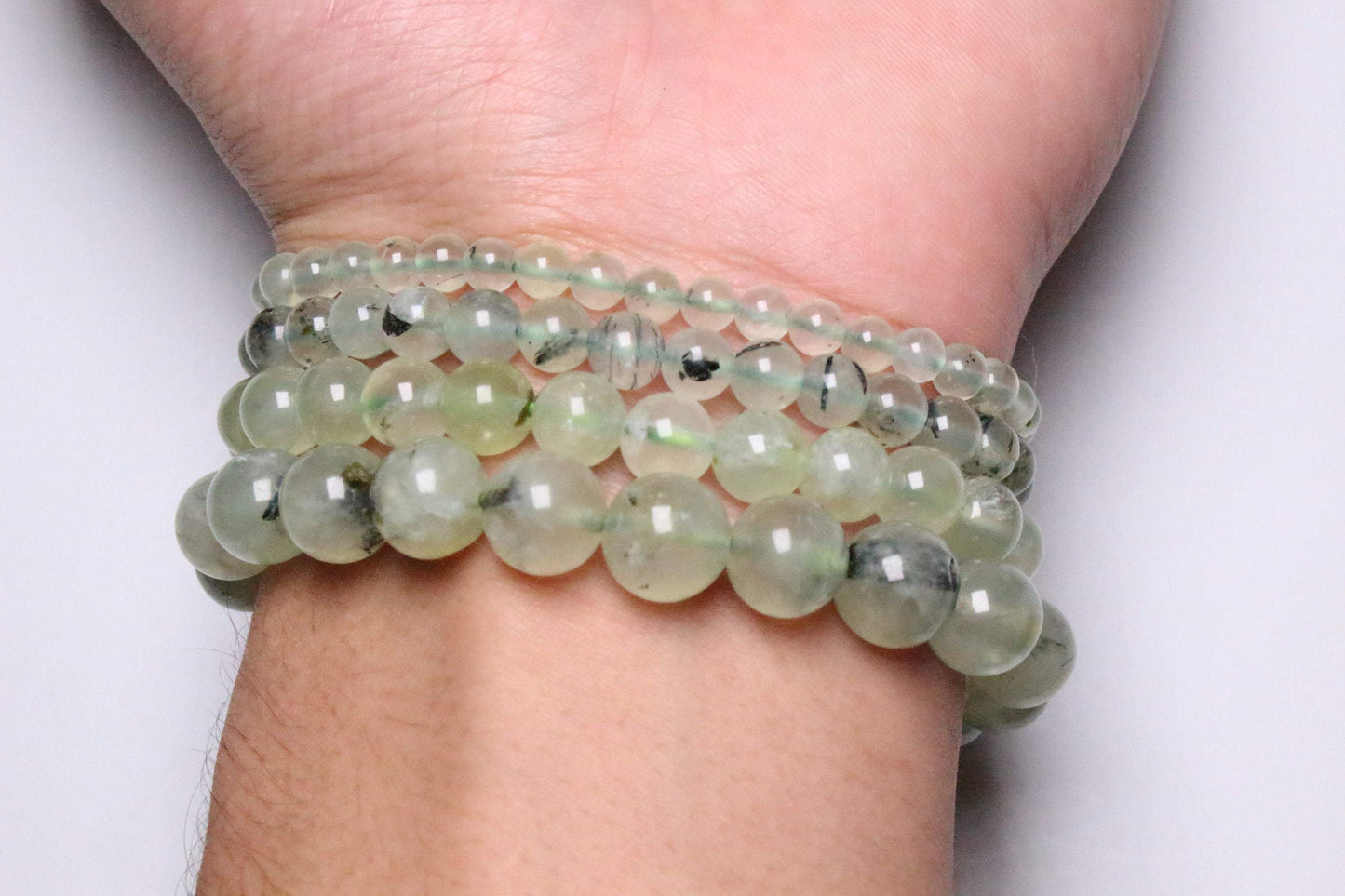 Bracelet Prehnite A+ - Foliesbijoux