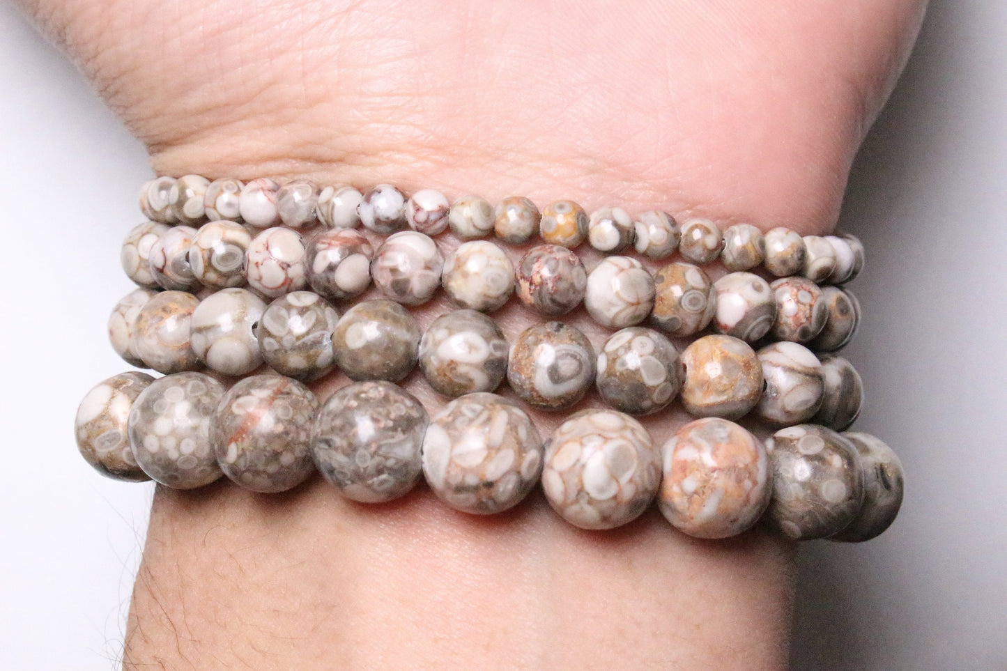 Bracelet Jaspe Chrysantheme A - Foliesbijoux