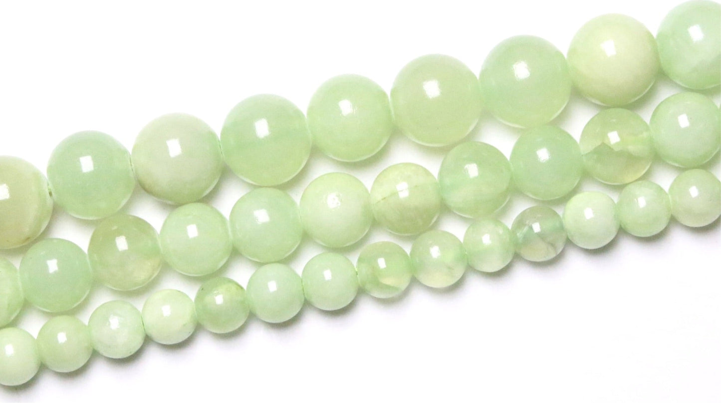 Fil de perle Calcite Verte A - Foliesbijoux