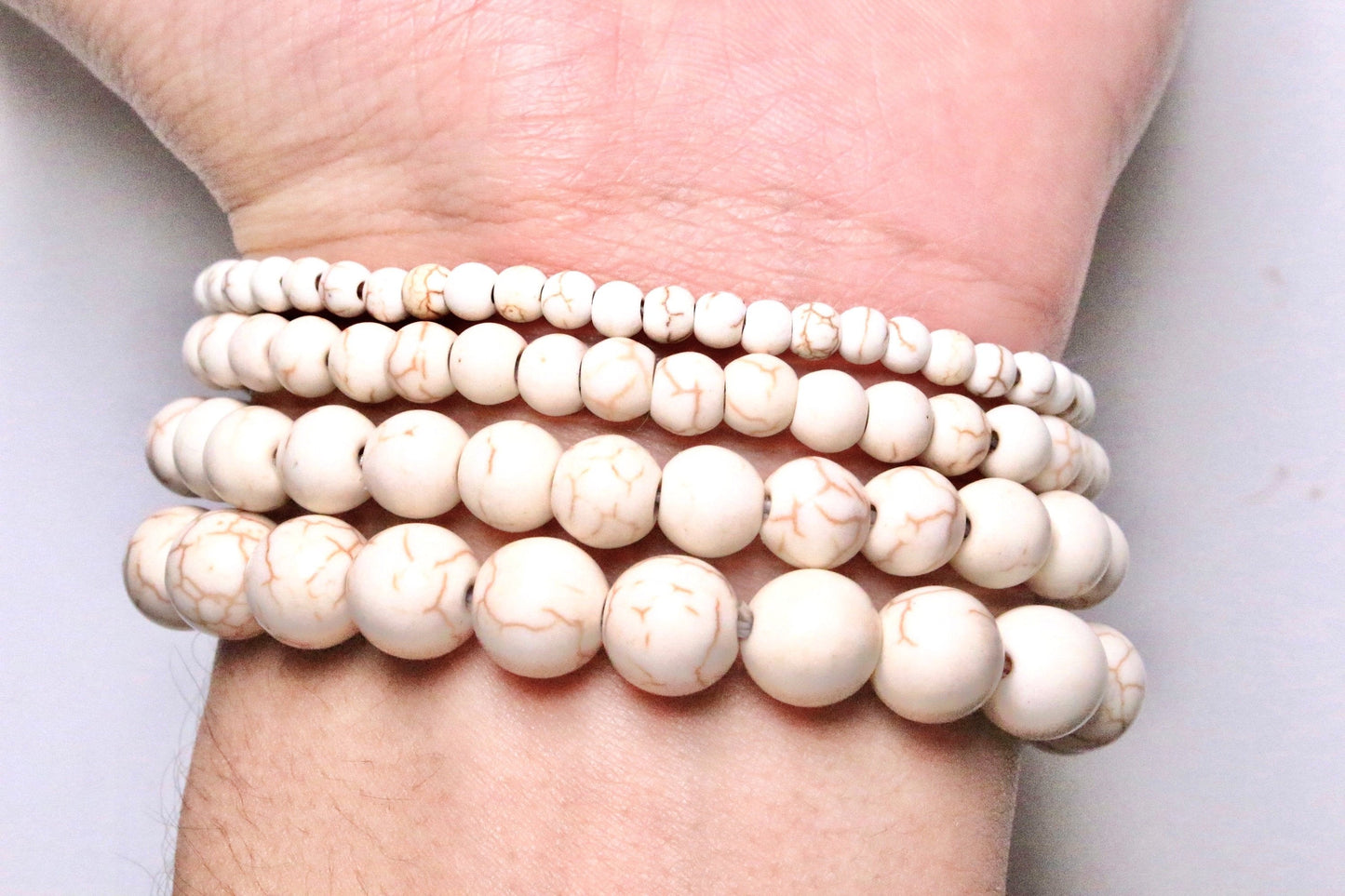 Bracelet Magnésite A - Foliesbijoux