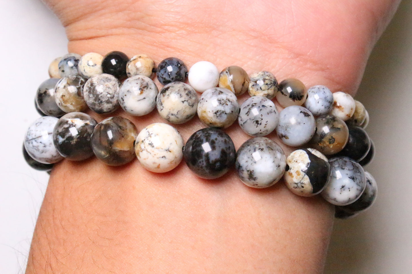 Bracelet Opale Noire AA - Foliesbijoux