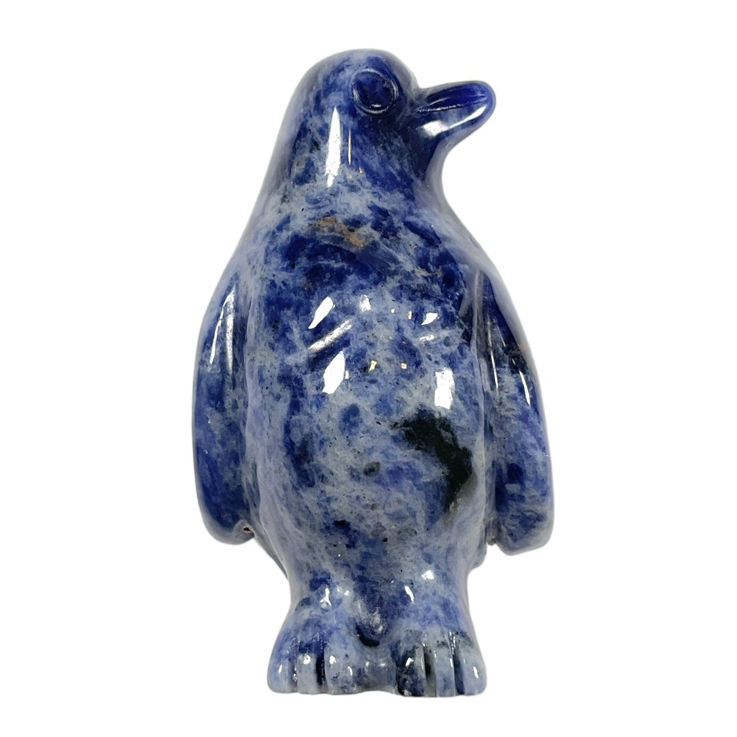 Figurine de pingouin en Sodalite - Foliesbijoux