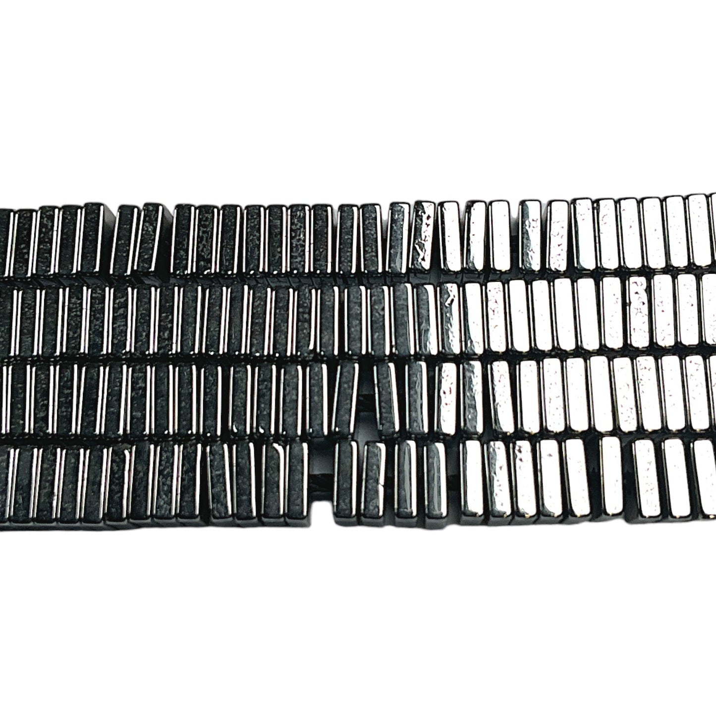 Fil de perle Hématite electroplaquée argenté HEA-37G - Foliesbijoux