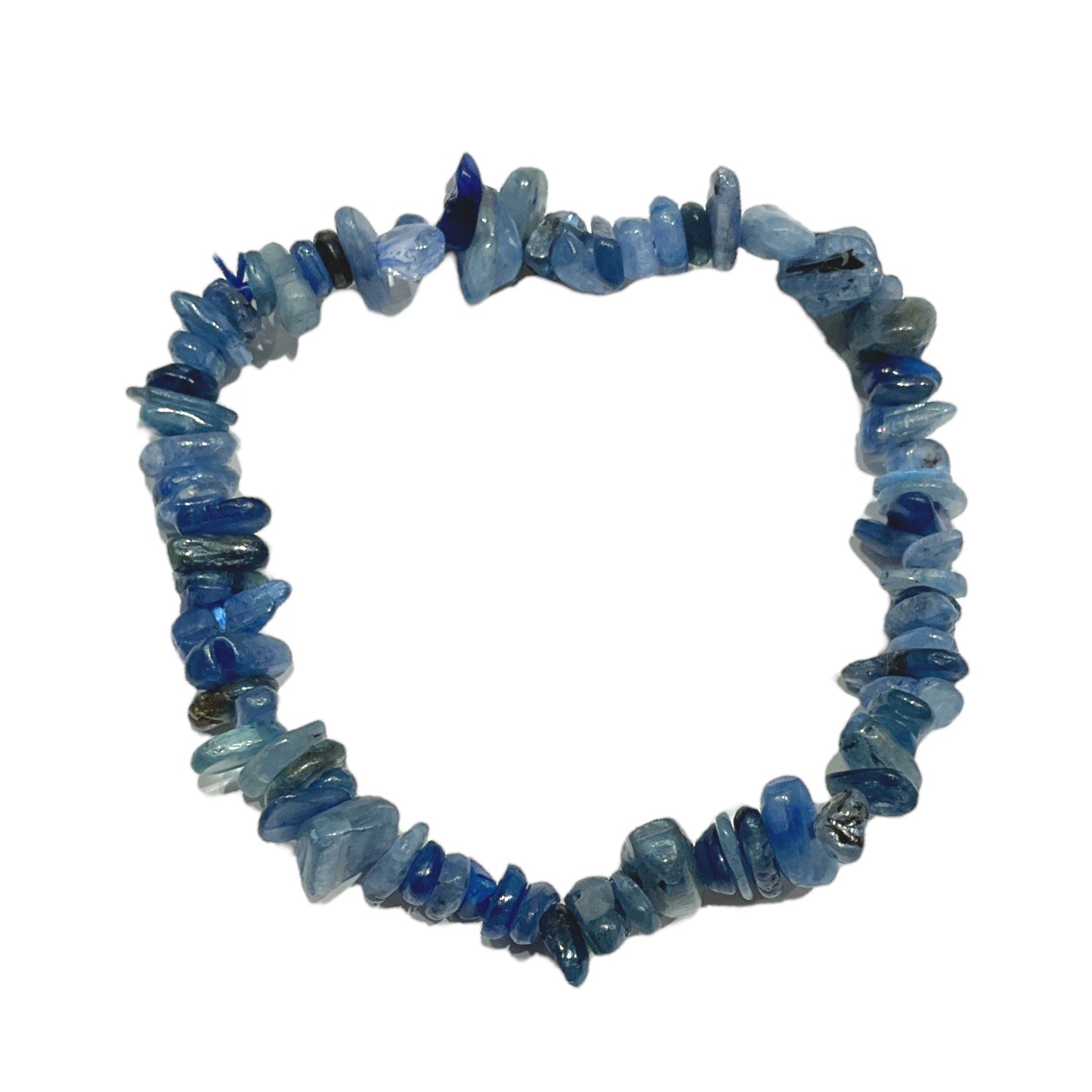 Bracelet baroque Cyanite bleue A+ - Foliesbijoux