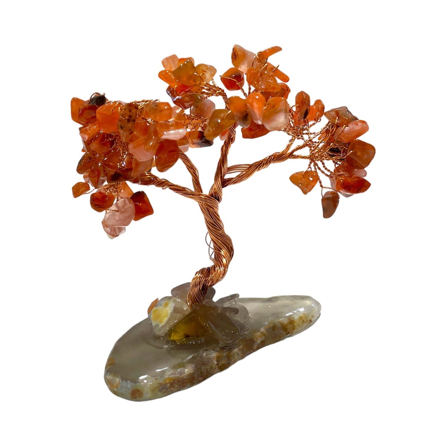 Arbre de vie en Cornaline - Foliesbijoux