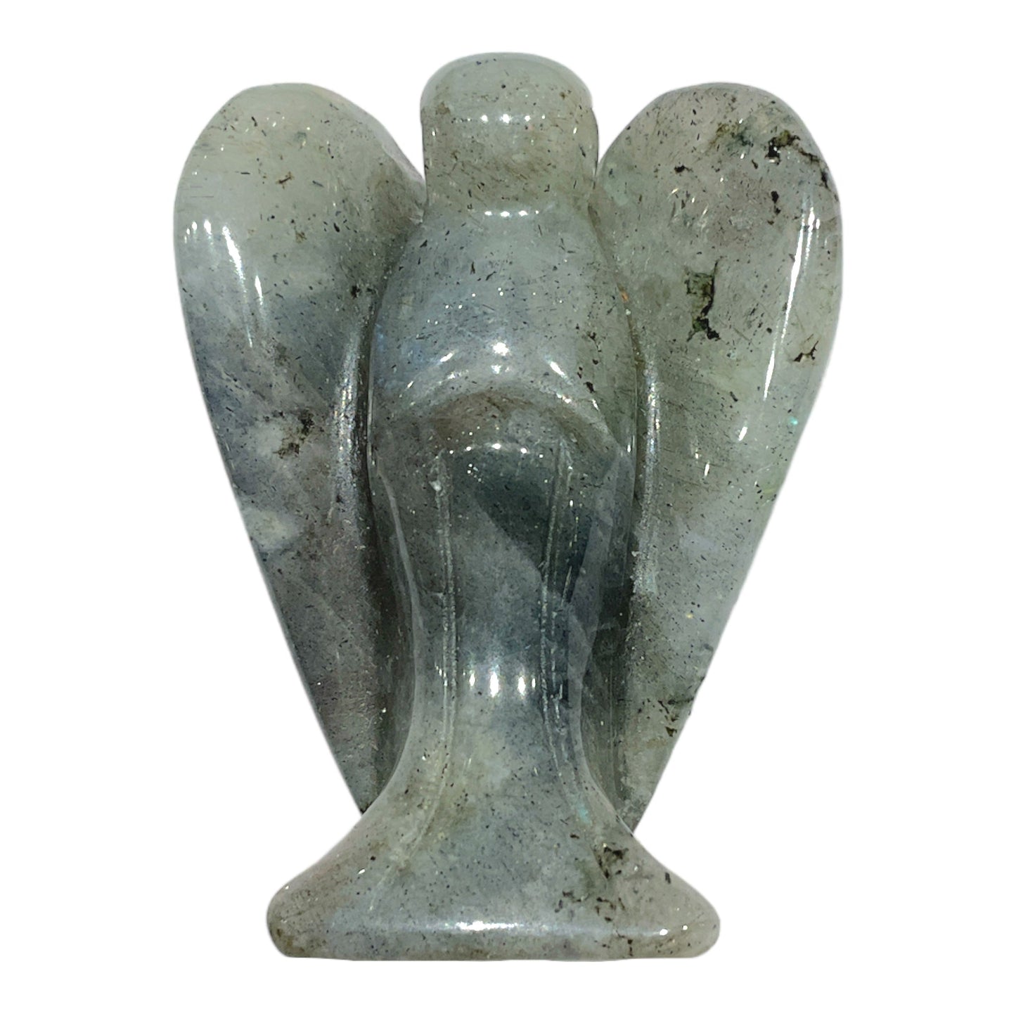 Figurine ange en Labradorite - Foliesbijoux