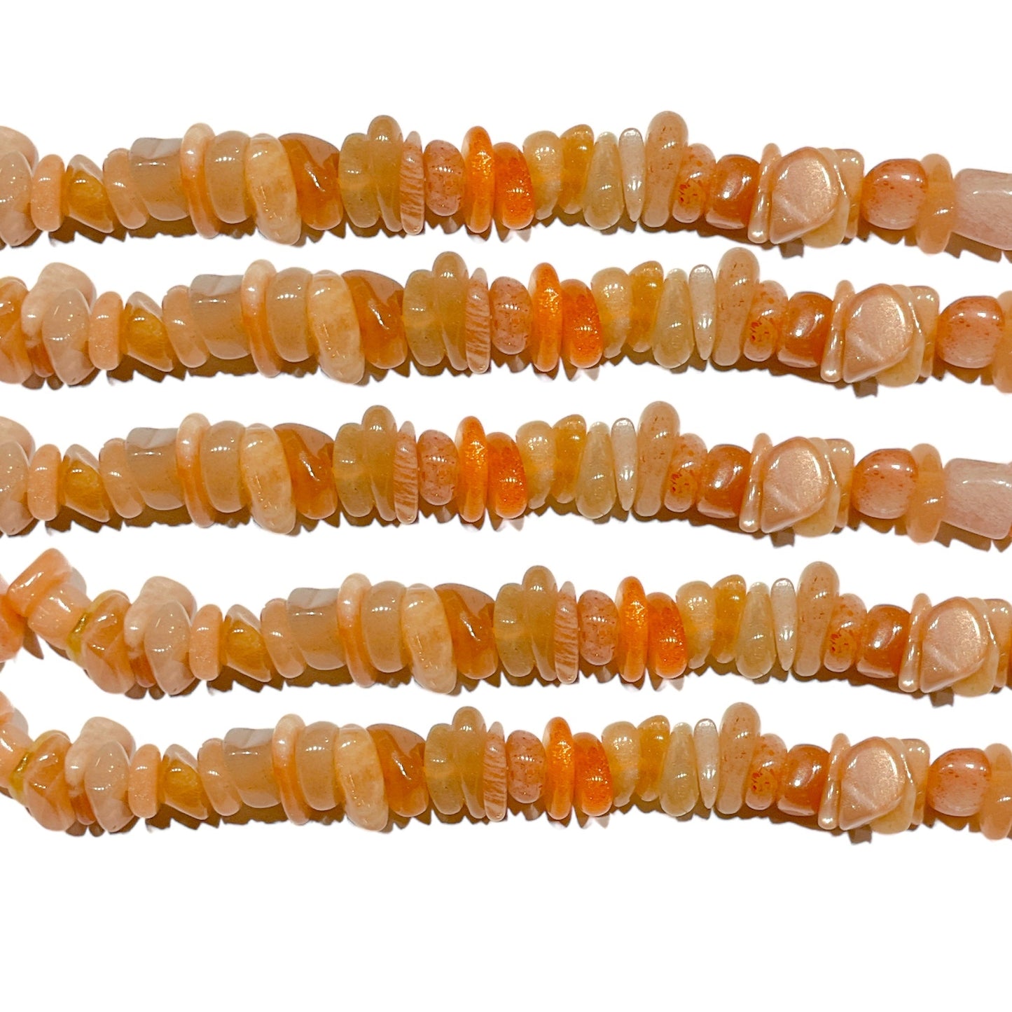 Fil de pierre baroque Pierre de soleil A - Foliesbijoux