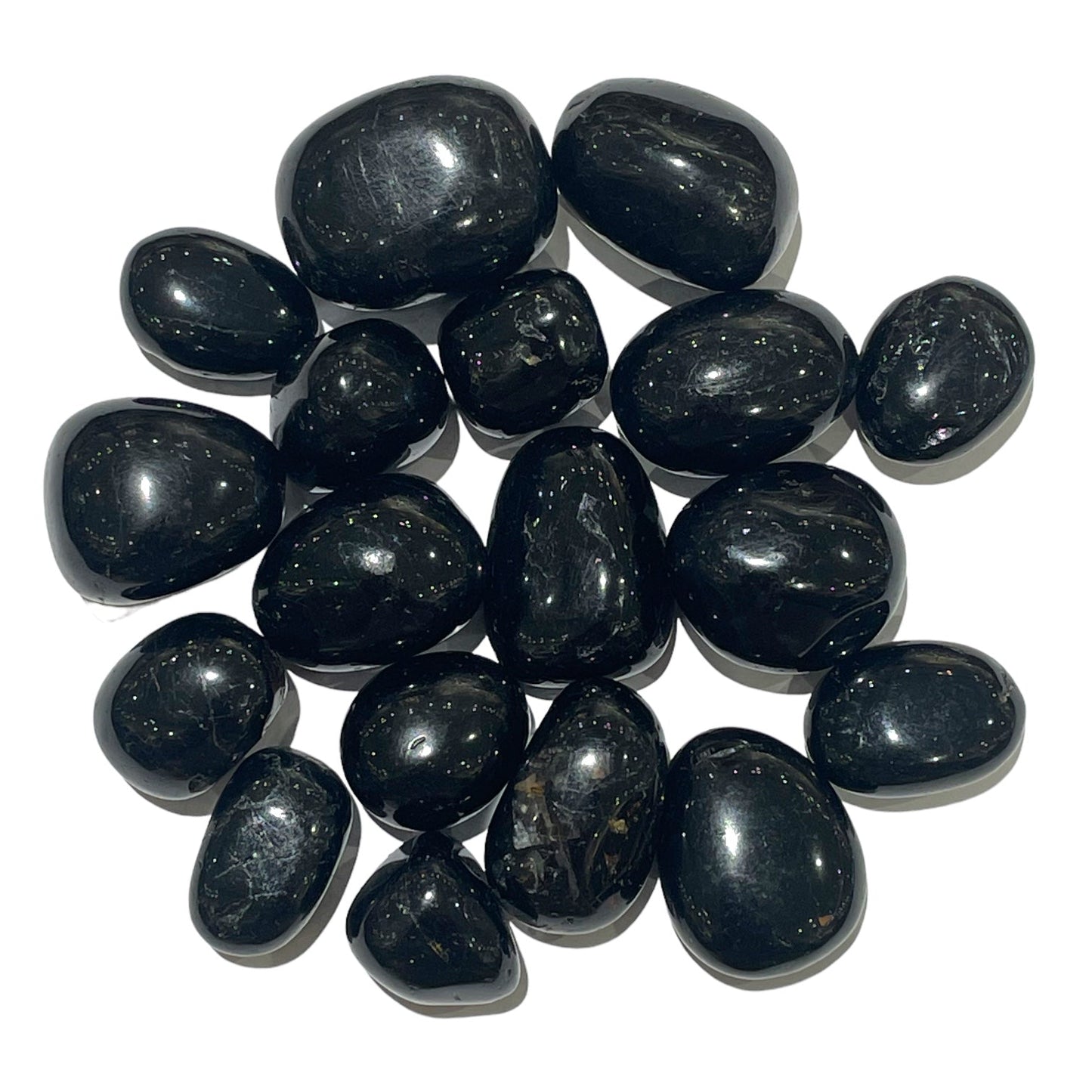 Pierre roulée en tourmaline noire - Foliesbijoux