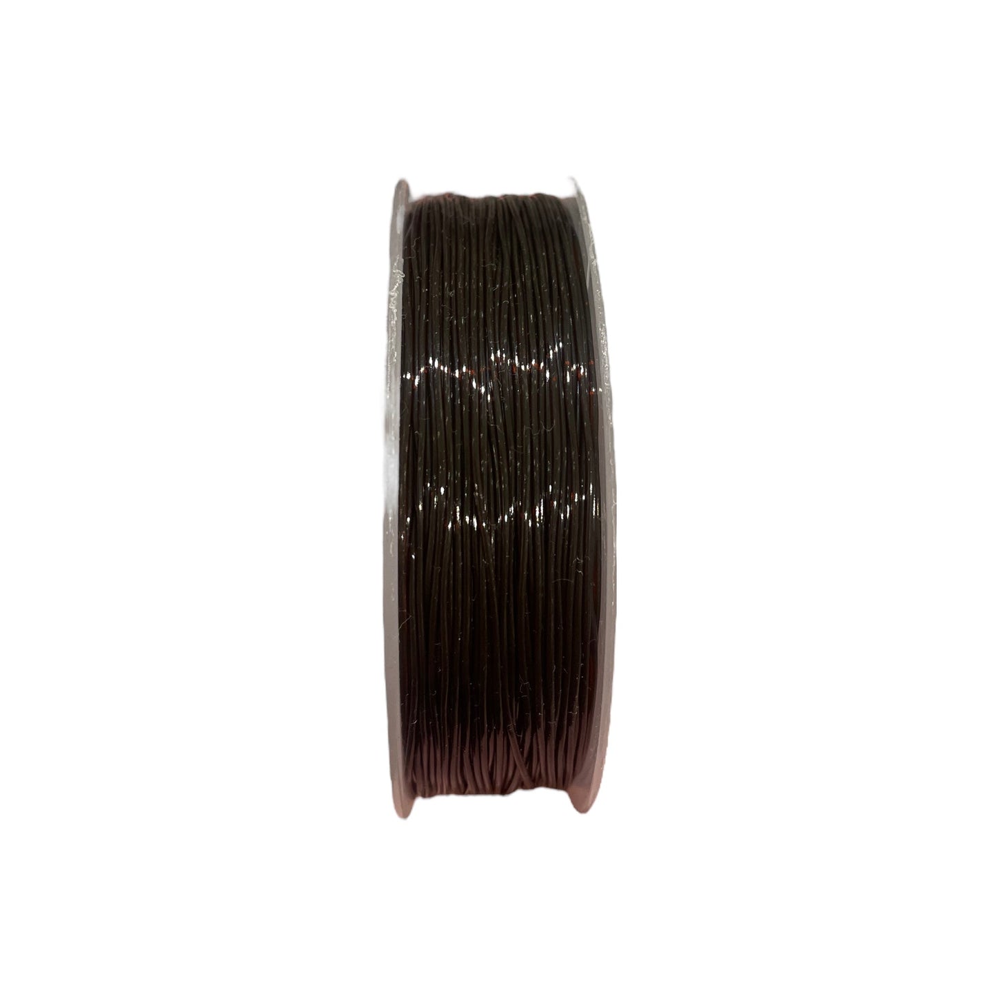 Bobine de fil elastique silicone Marron 0.5-1mm - Foliesbijoux