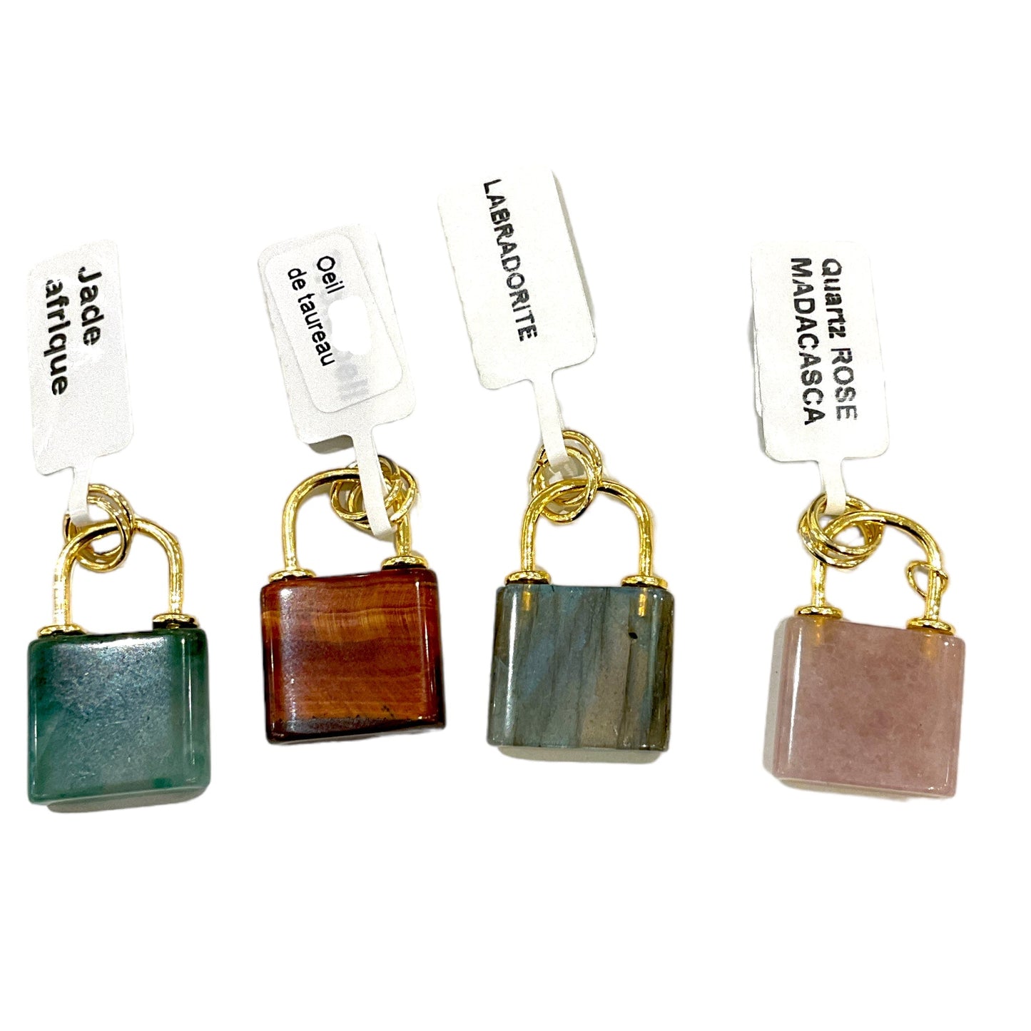 Pendentif forme cadena doré - Foliesbijoux