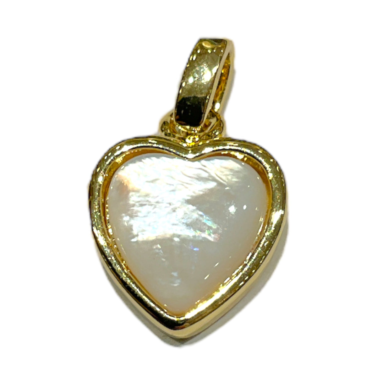 Pendentif cœur nacre - Foliesbijoux