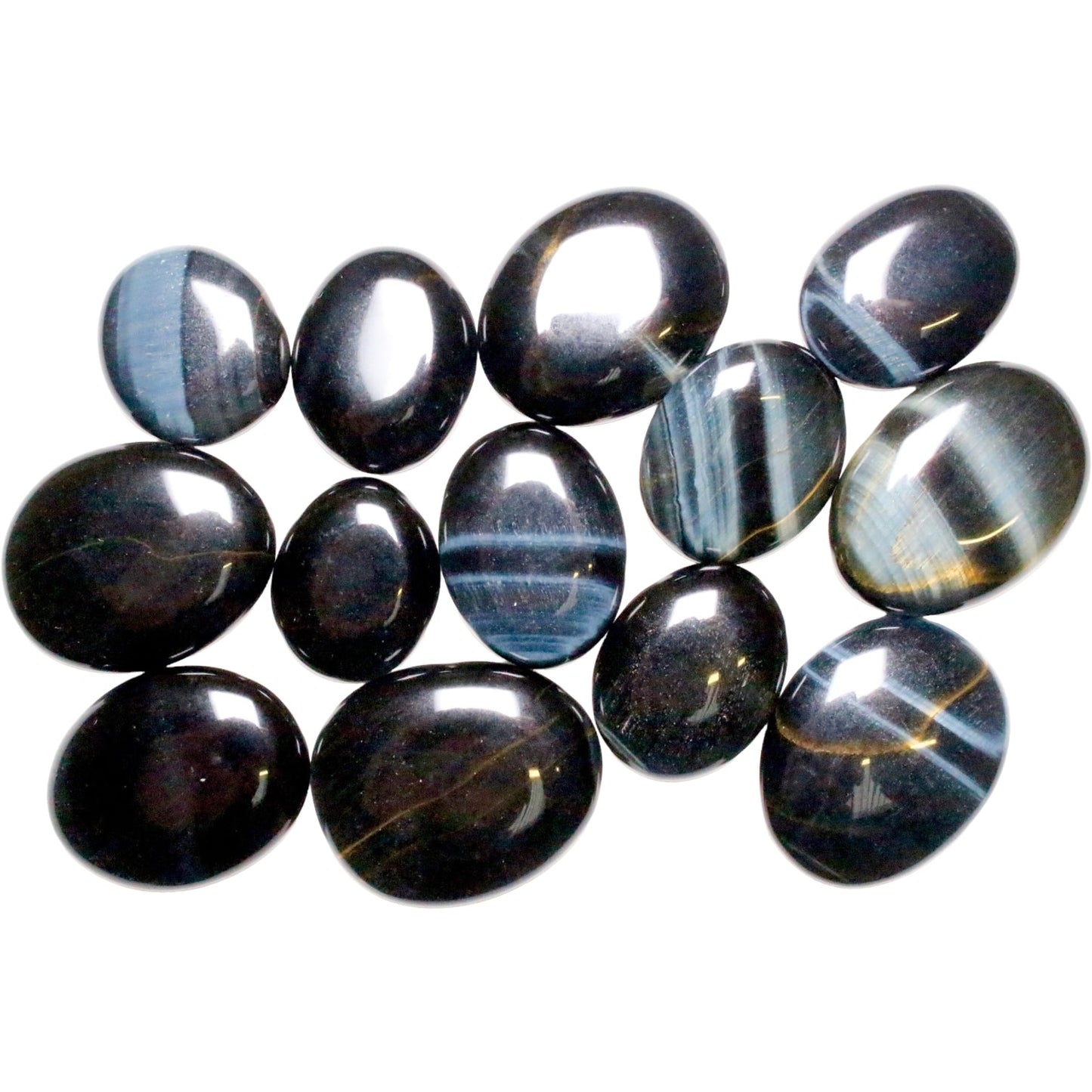Galet Oeil de faucon 40mm (Lot de 200g) - Foliesbijoux